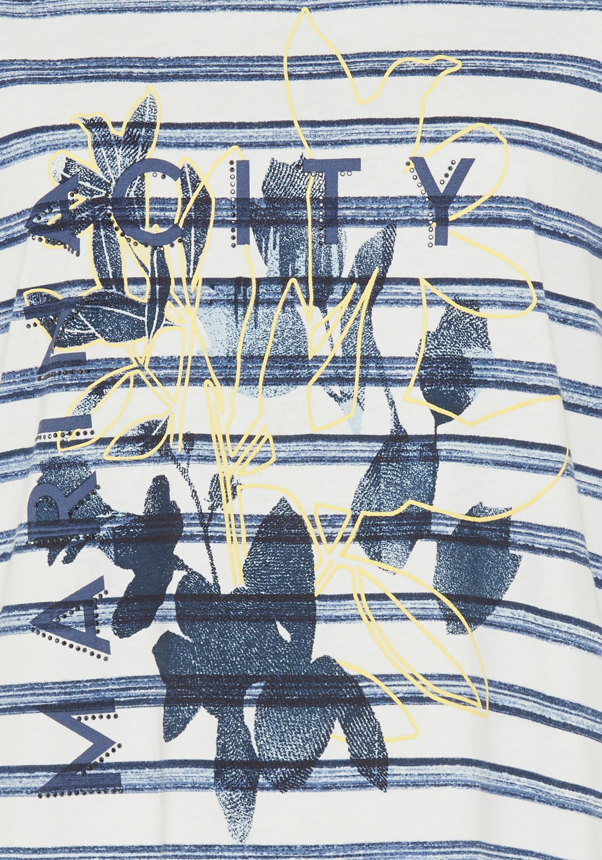 Stripe and Placement Print T-Shirt - Image 5