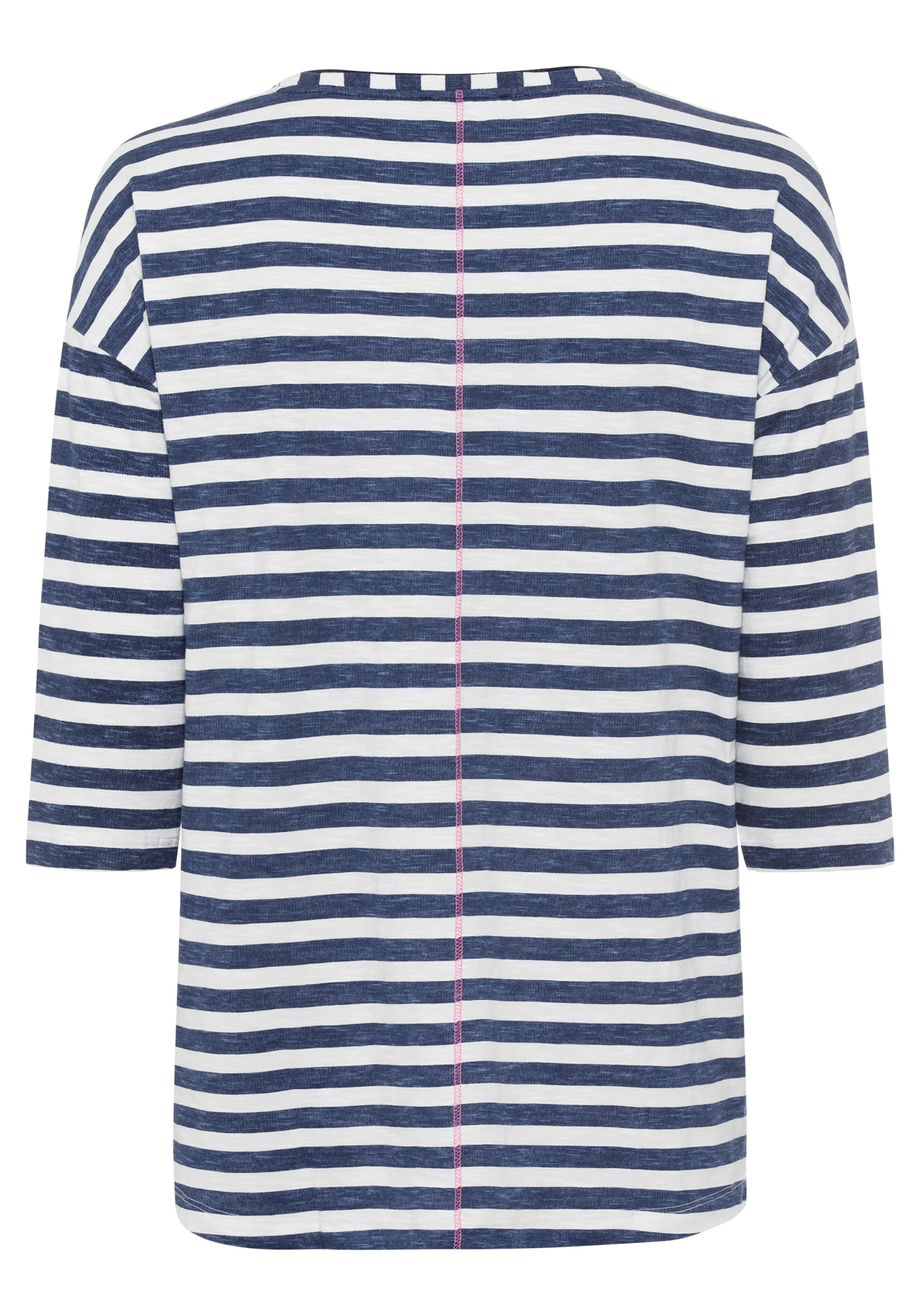 Stripe and Placement Print T-Shirt - Image 4