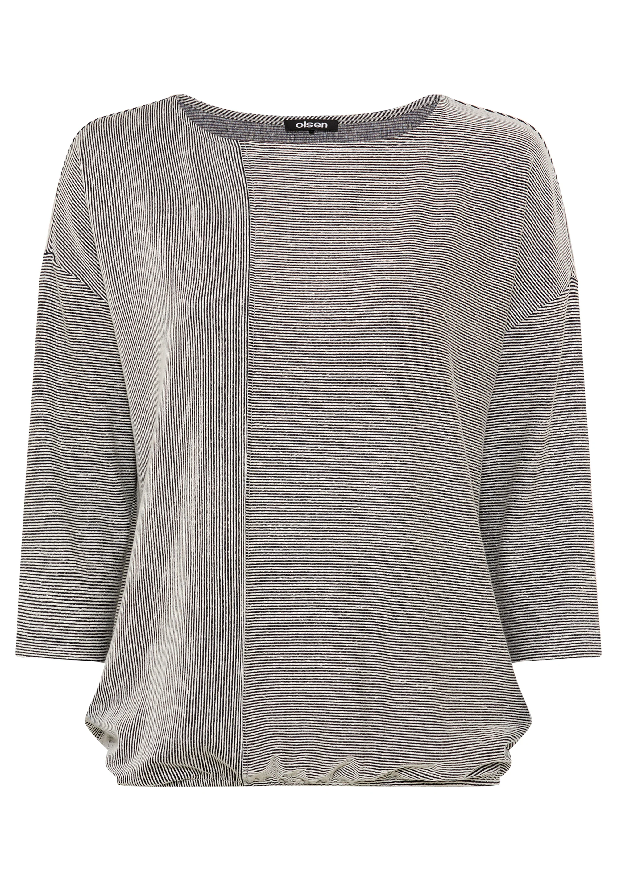 Stripe Fine Ribbed T-Shirt - Image 5