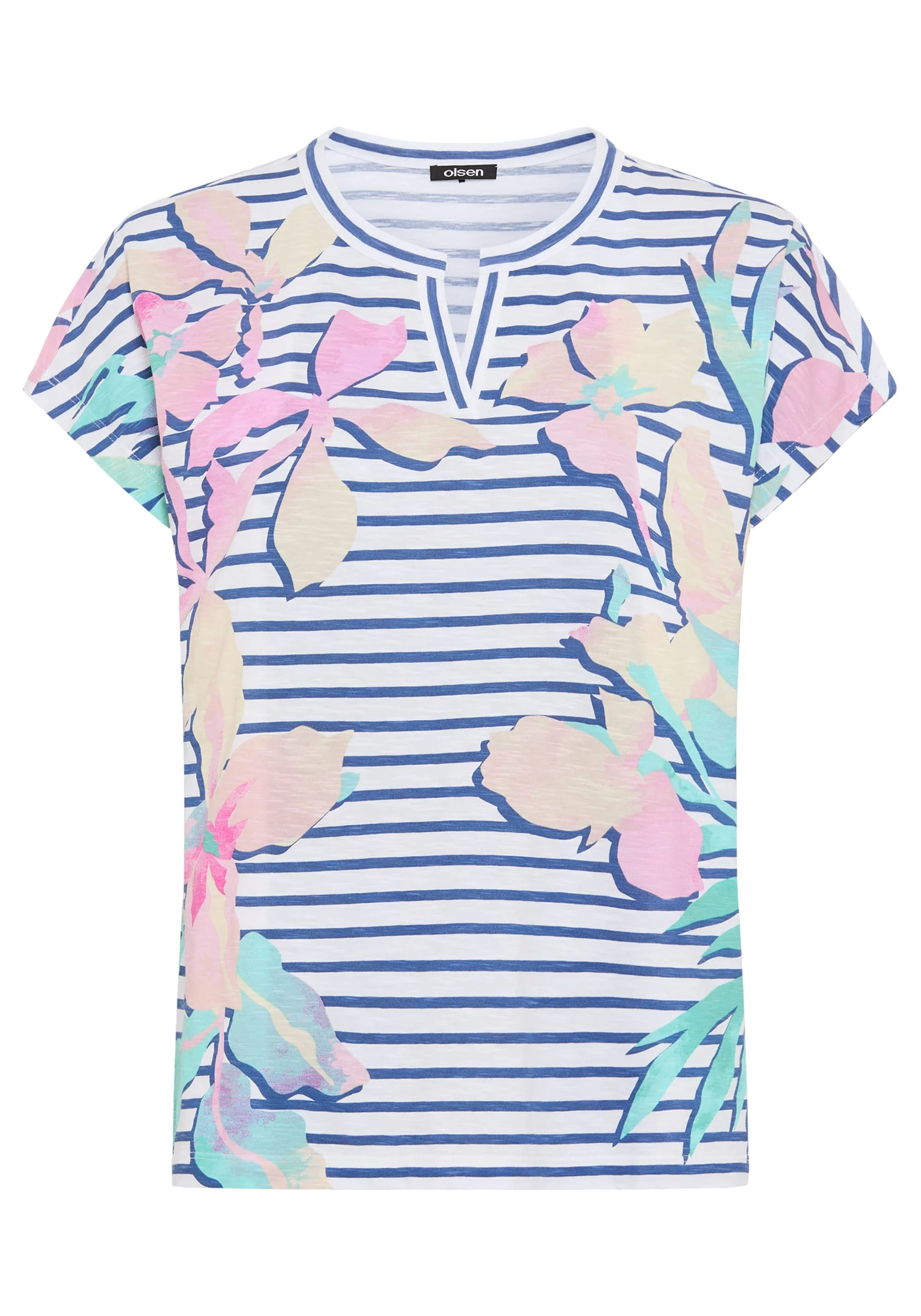 Stripe & Floral T-Shirt - Image 5