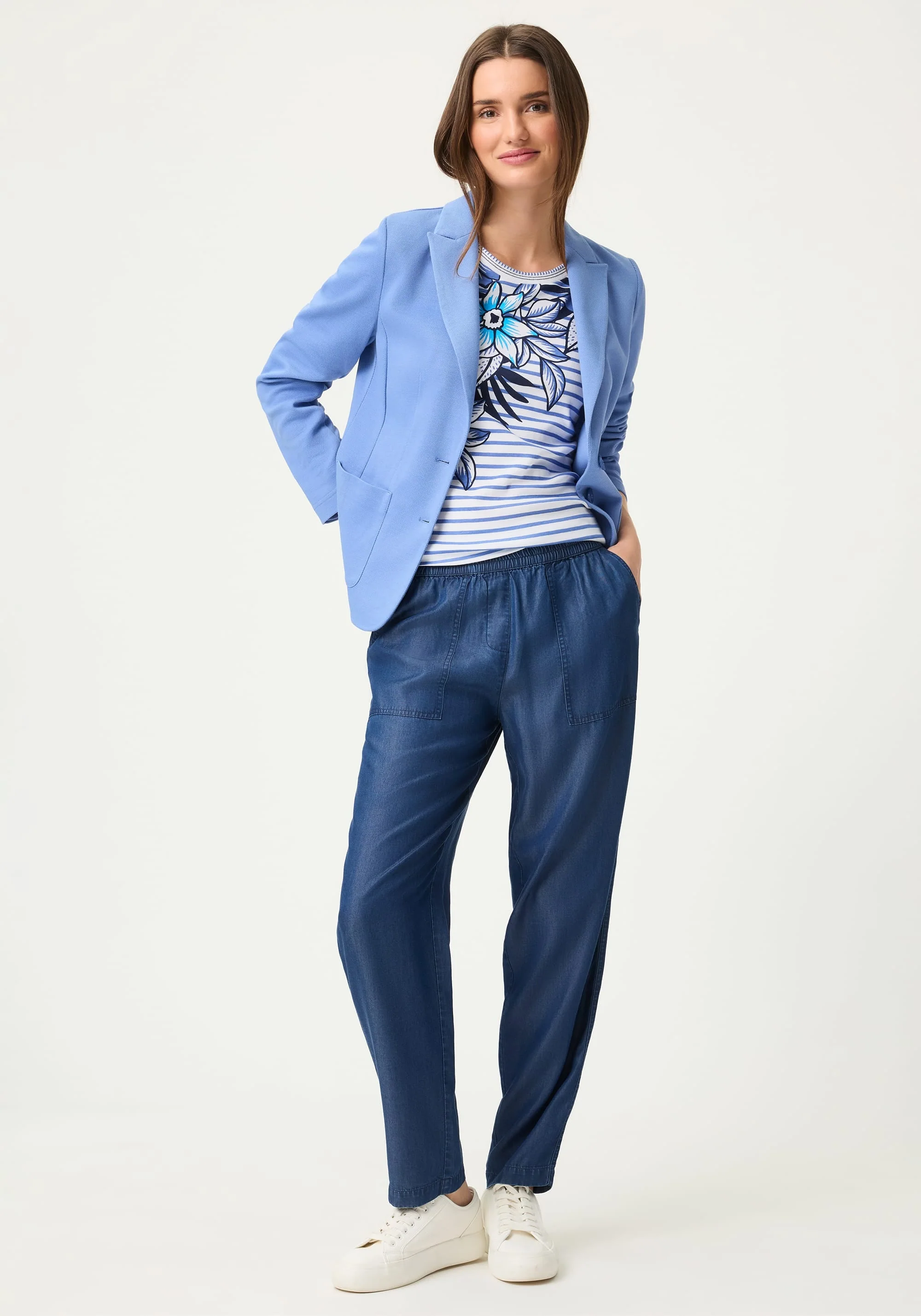 Stripe Placement Print T-Shirt - Image 4