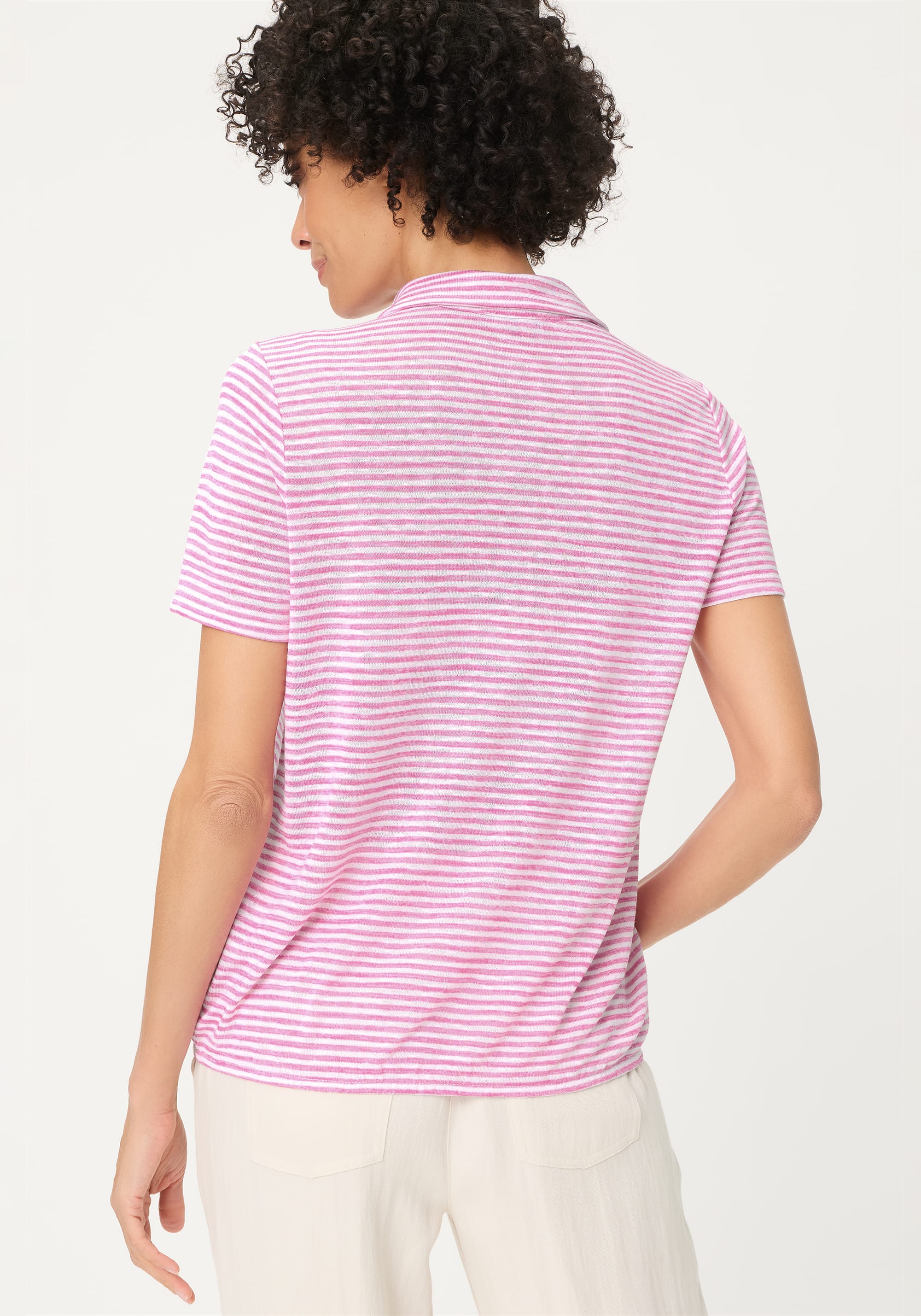 Stripe Polo Shirt - Image 3