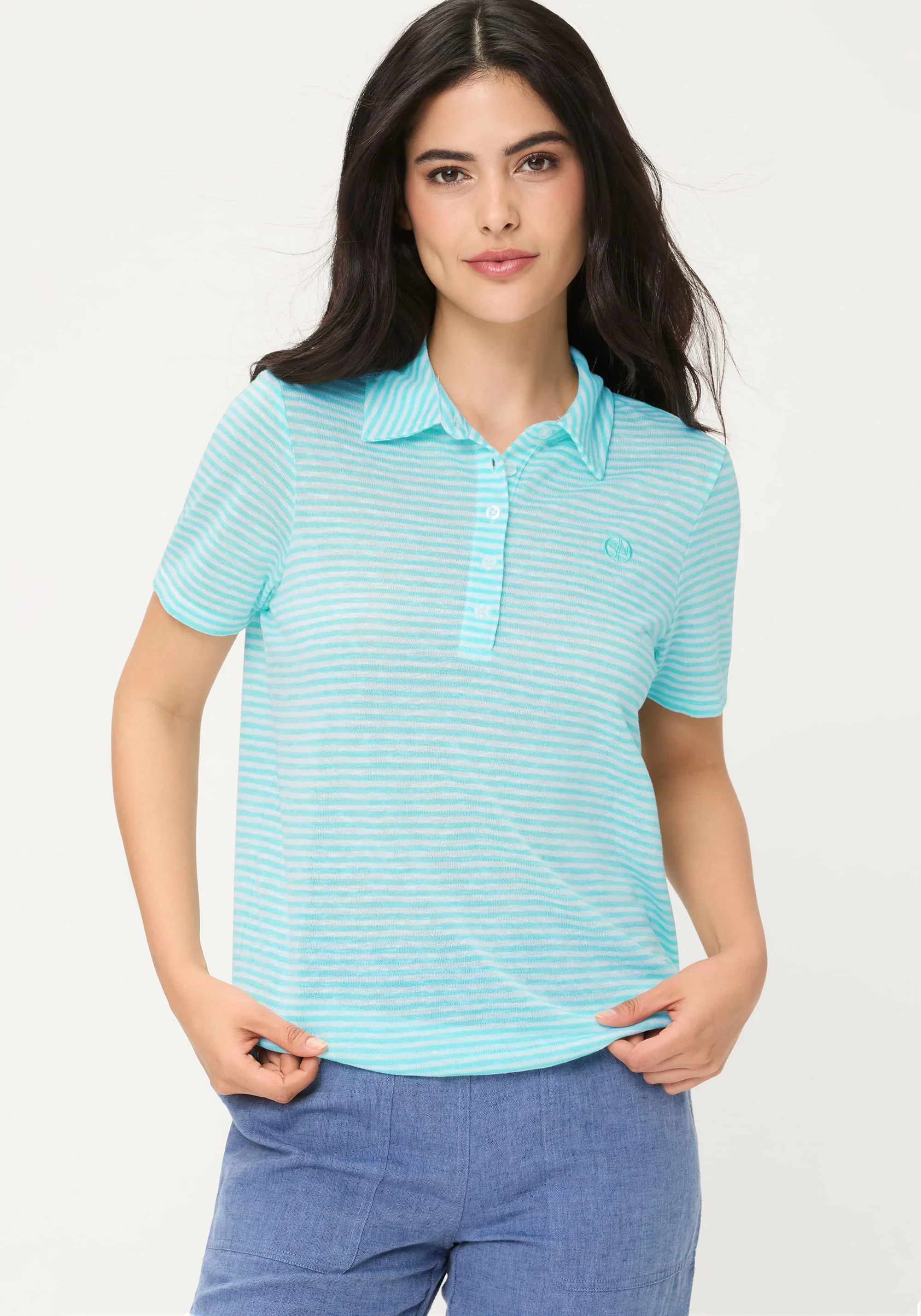 Stripe Polo Shirt - Image 6