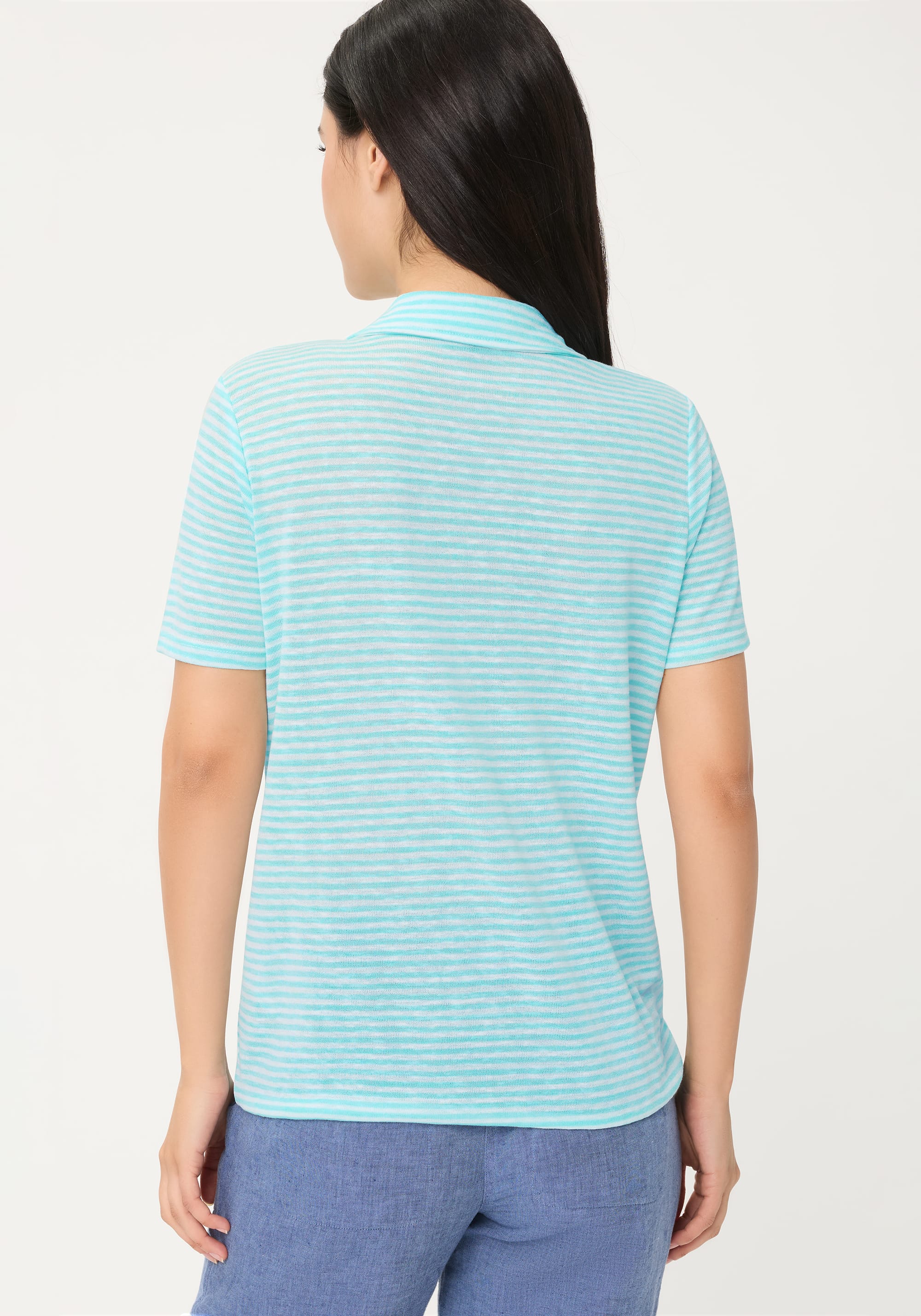 Stripe Polo Shirt - Image 7