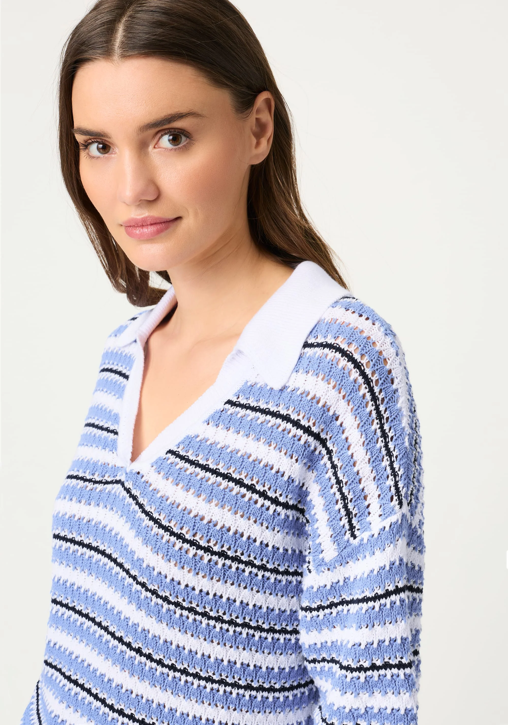 Stripe Polo Sweater - Image 4