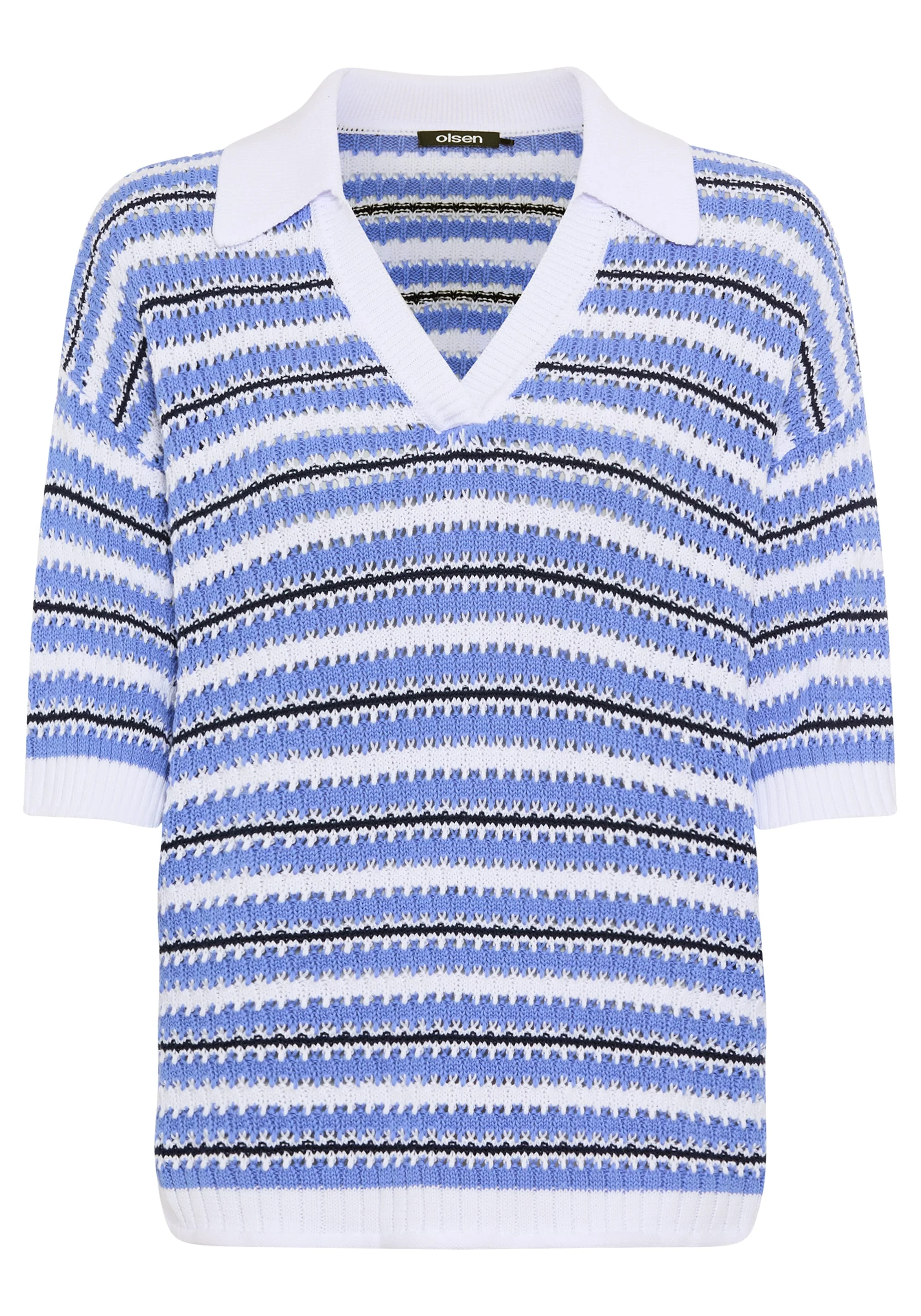 Stripe Polo Sweater - Image 6