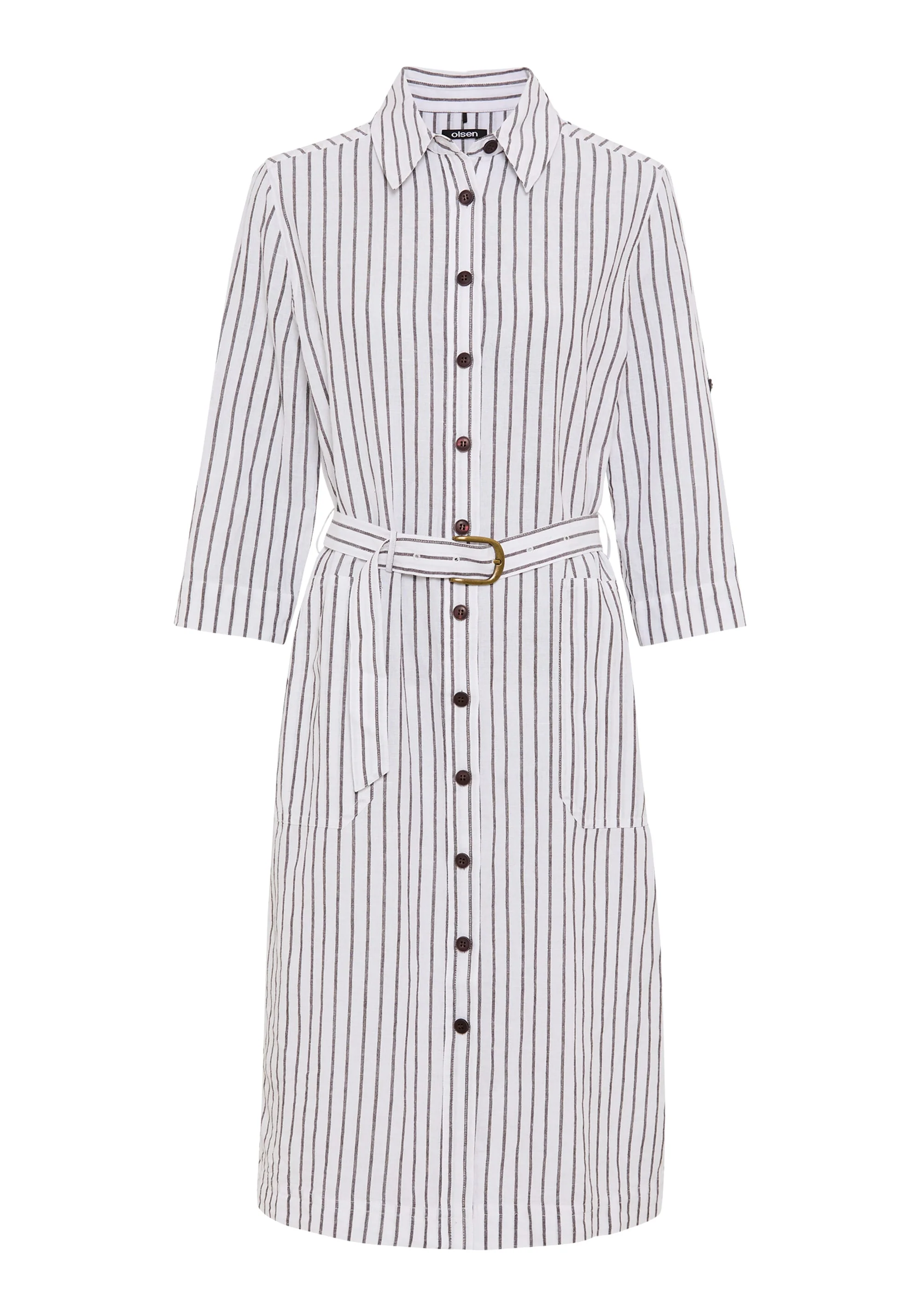 Stripe Shirt Dress - Image 6