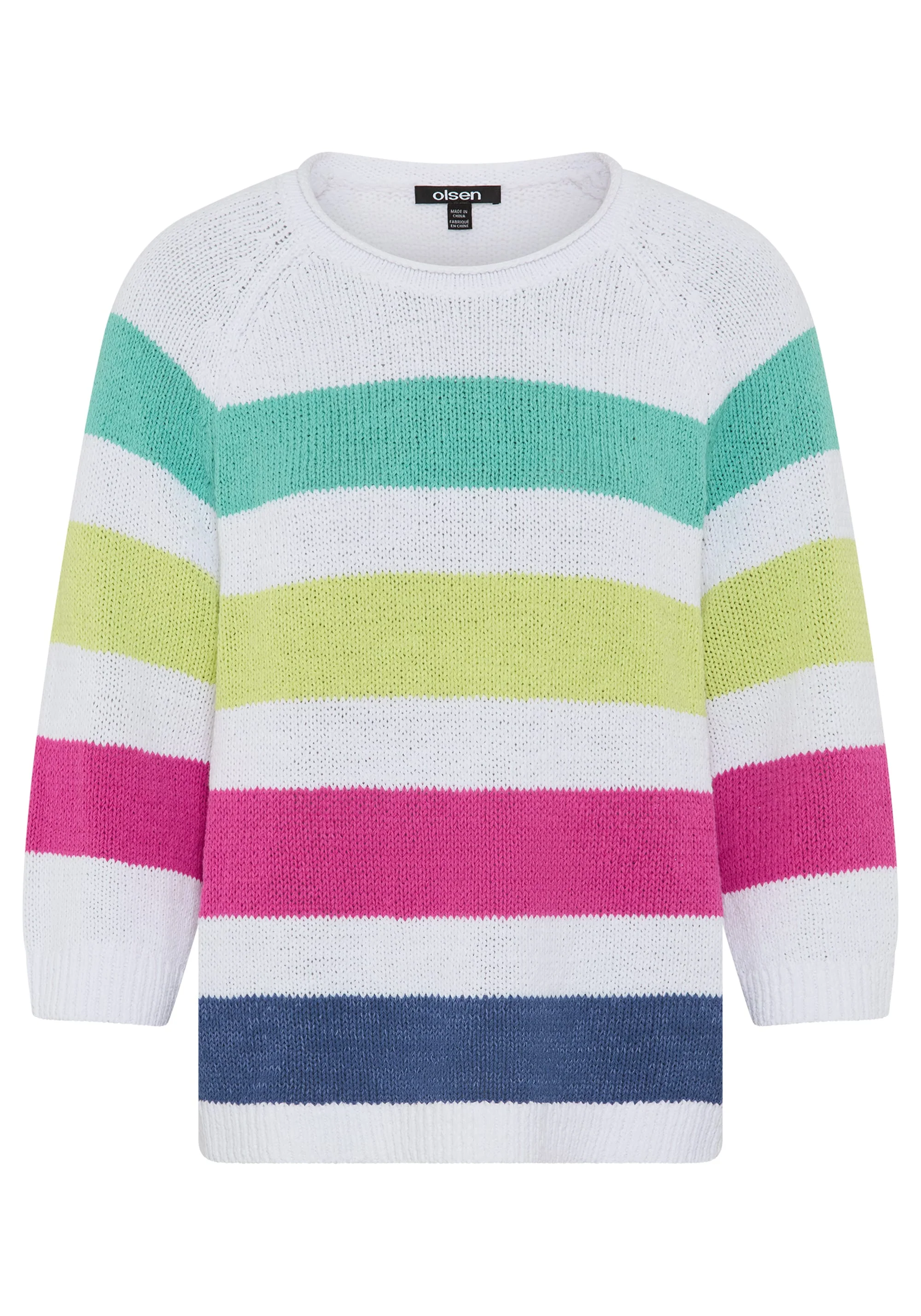 Stripe Tape Yarn Sweater - Image 4
