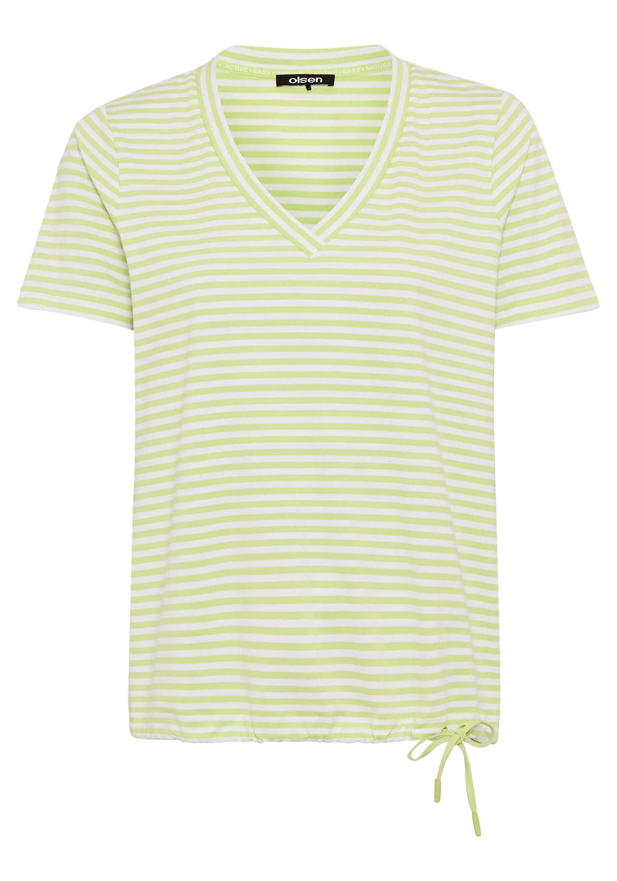 Stripe V-Neck T-Shirt - Image 6