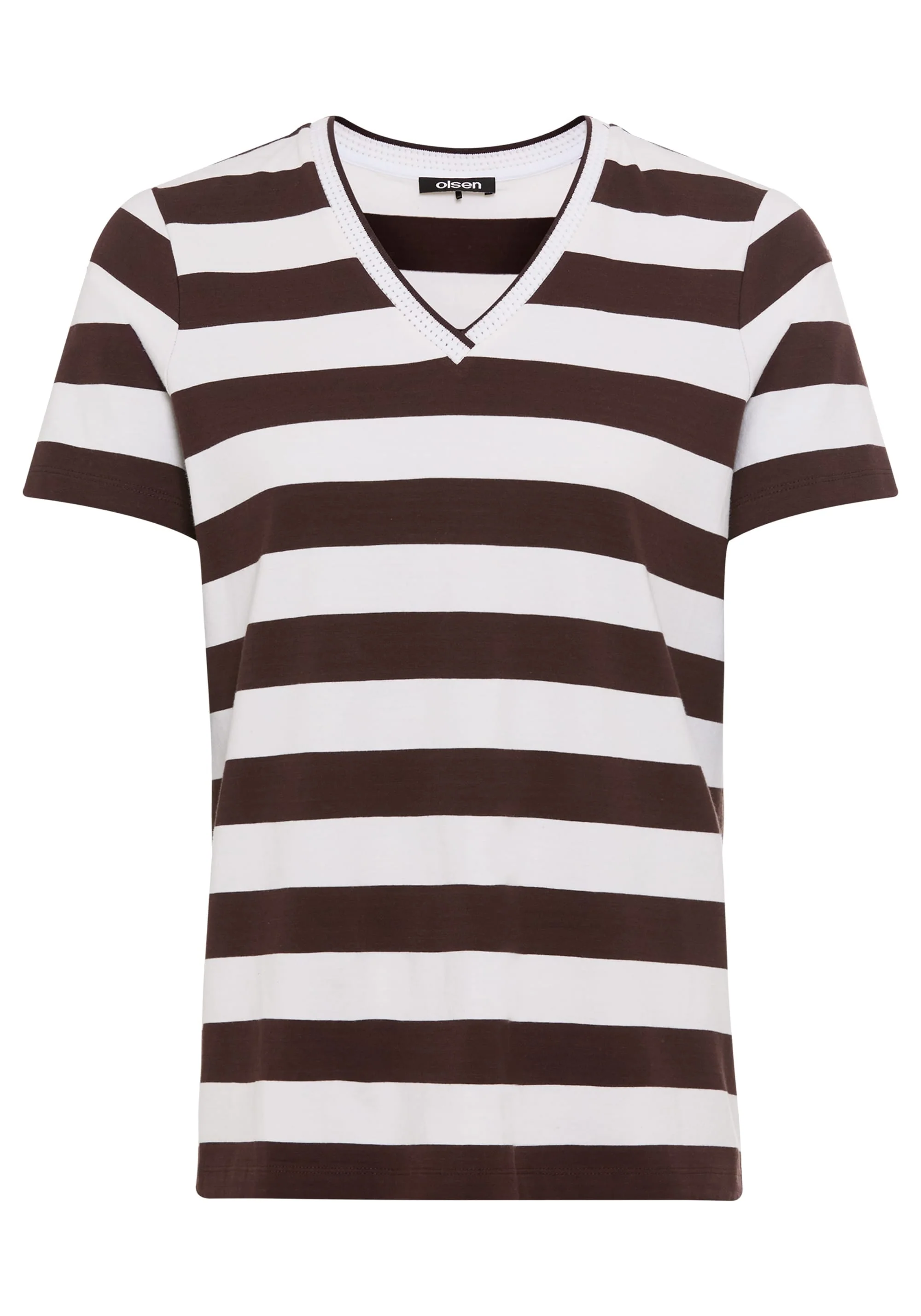 Stripe V-Neck T-Shirt - Image 5