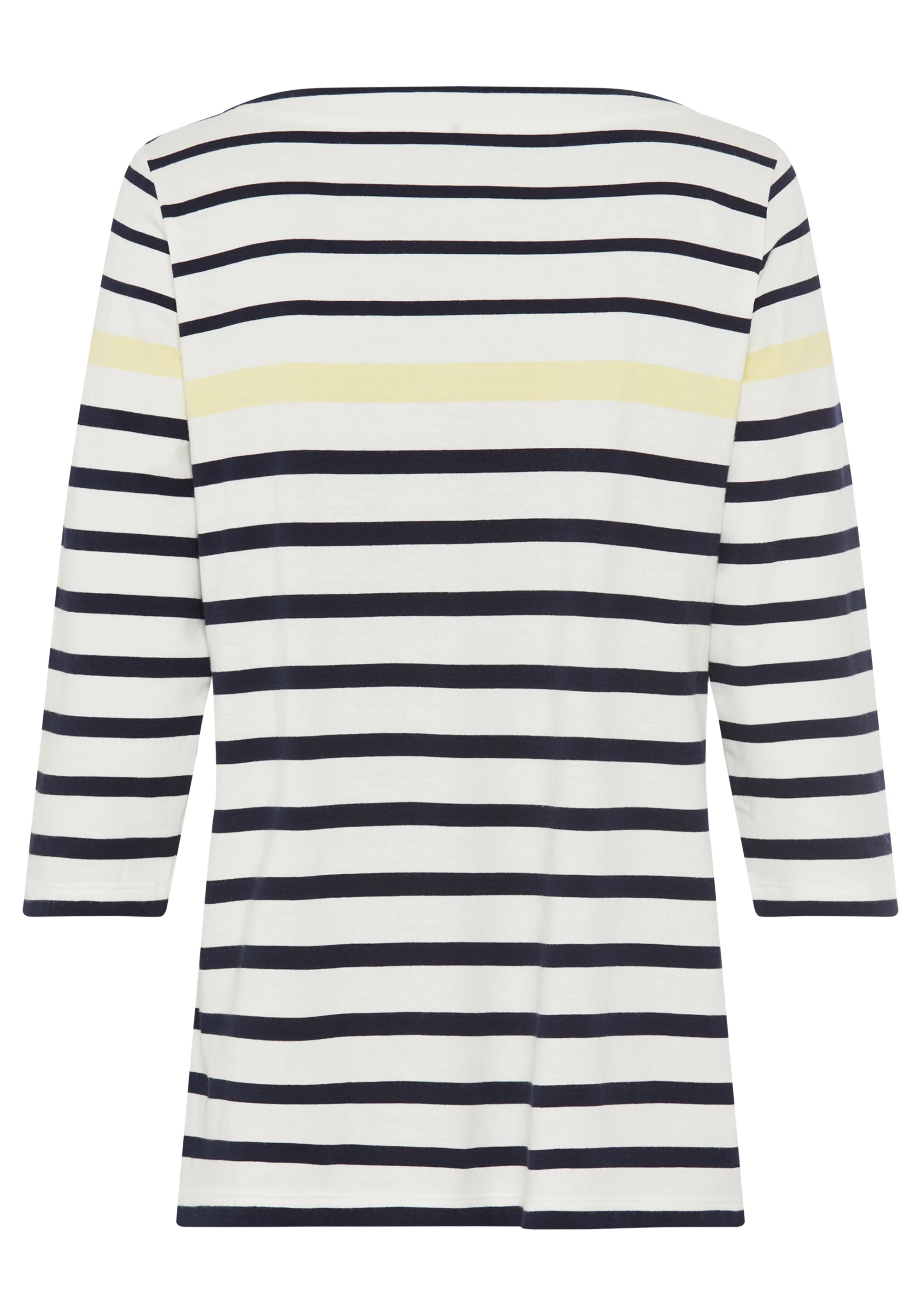 Striped Boat Neck T-Shirt - Image 4