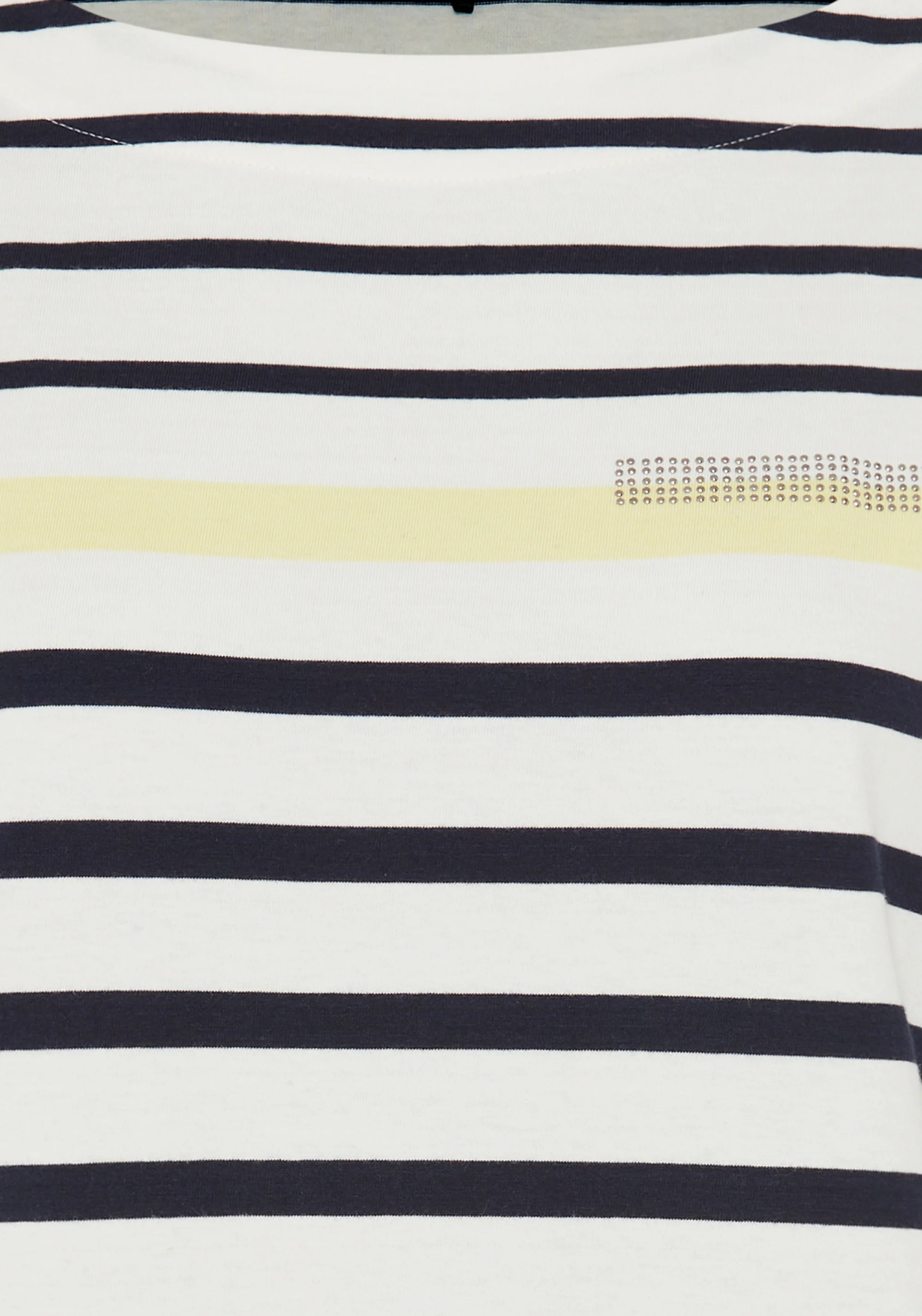 Striped Boat Neck T-Shirt - Image 5
