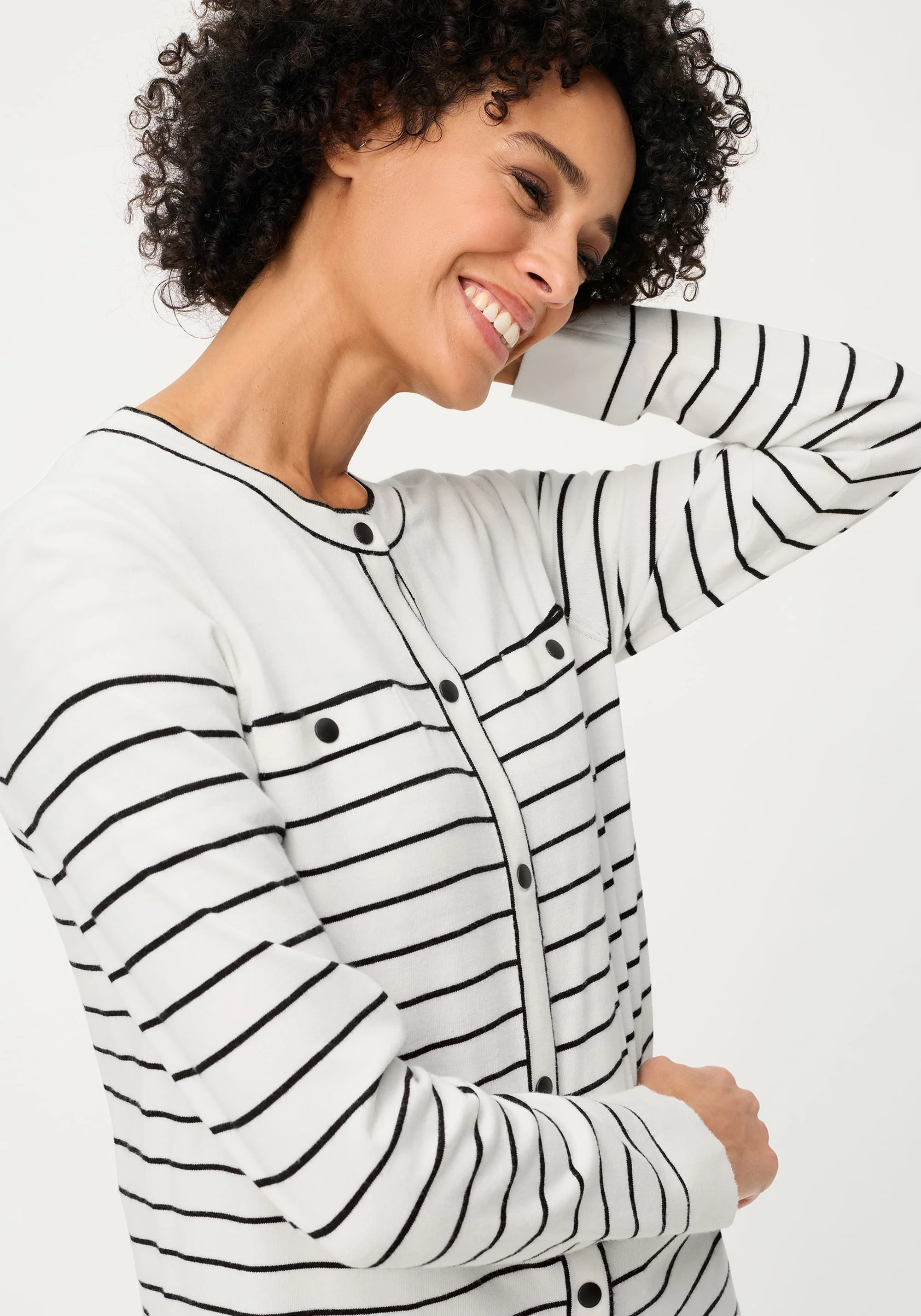Striped Cardigan - Image 4