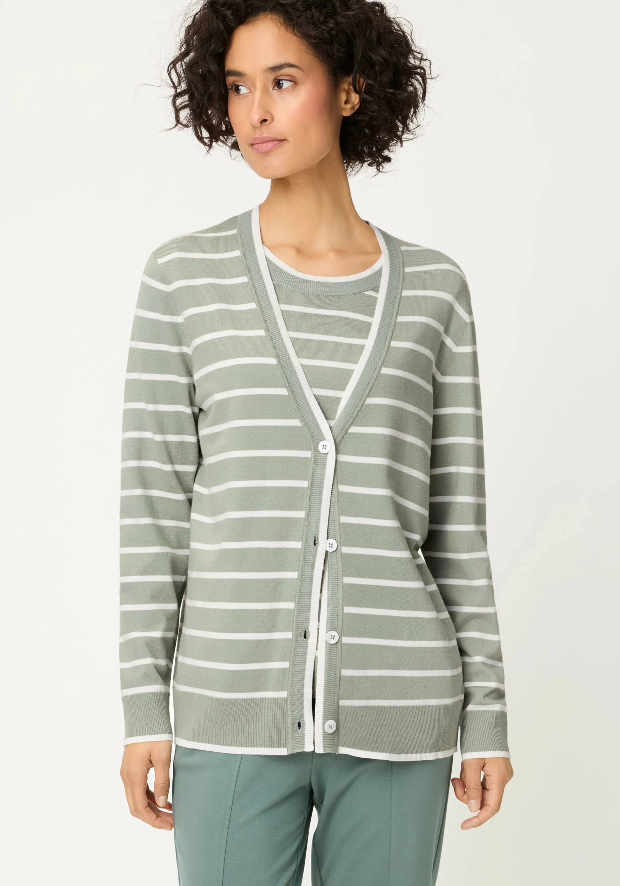 Striped Cardigan