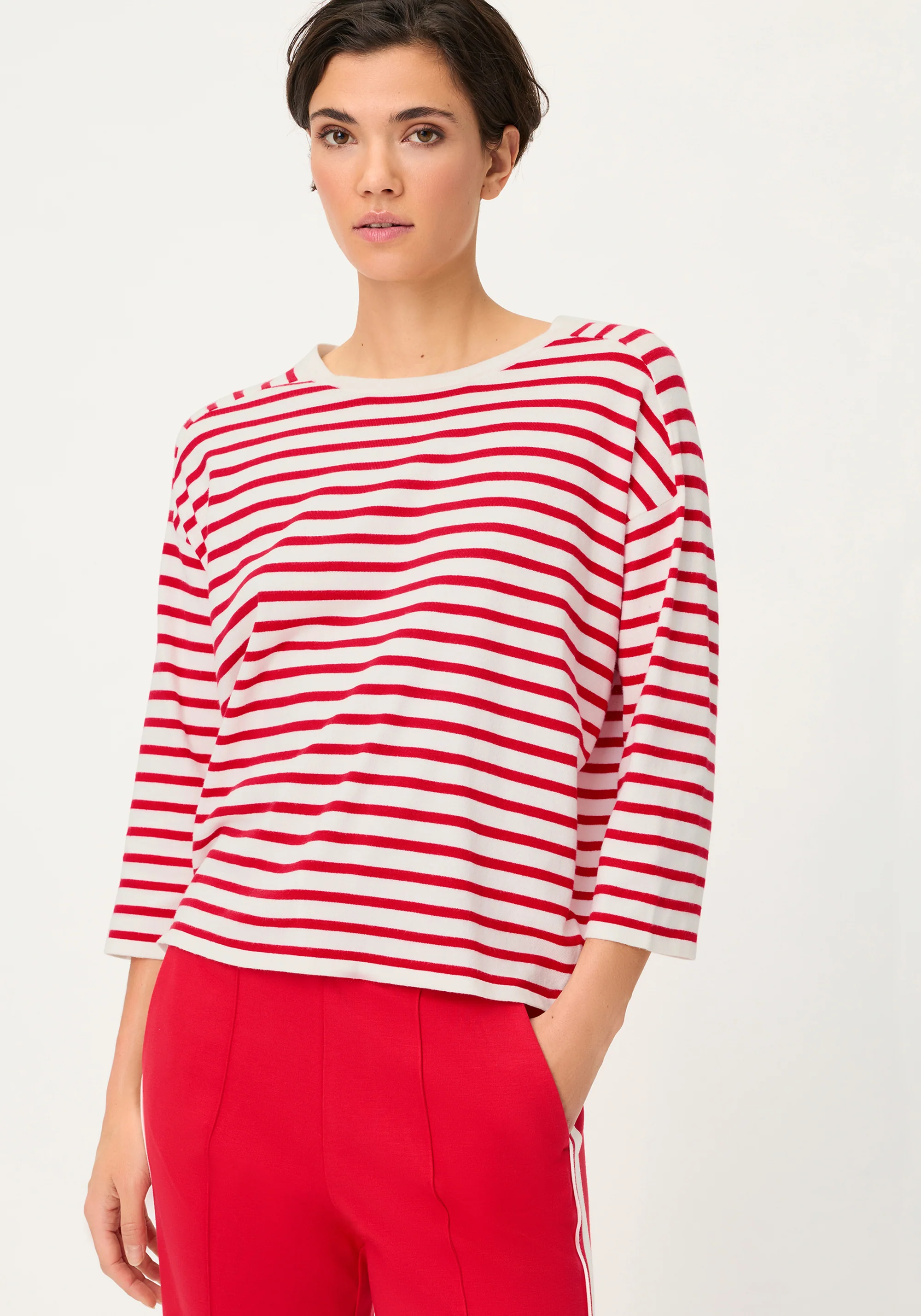 Striped Fine Knit Sweater
