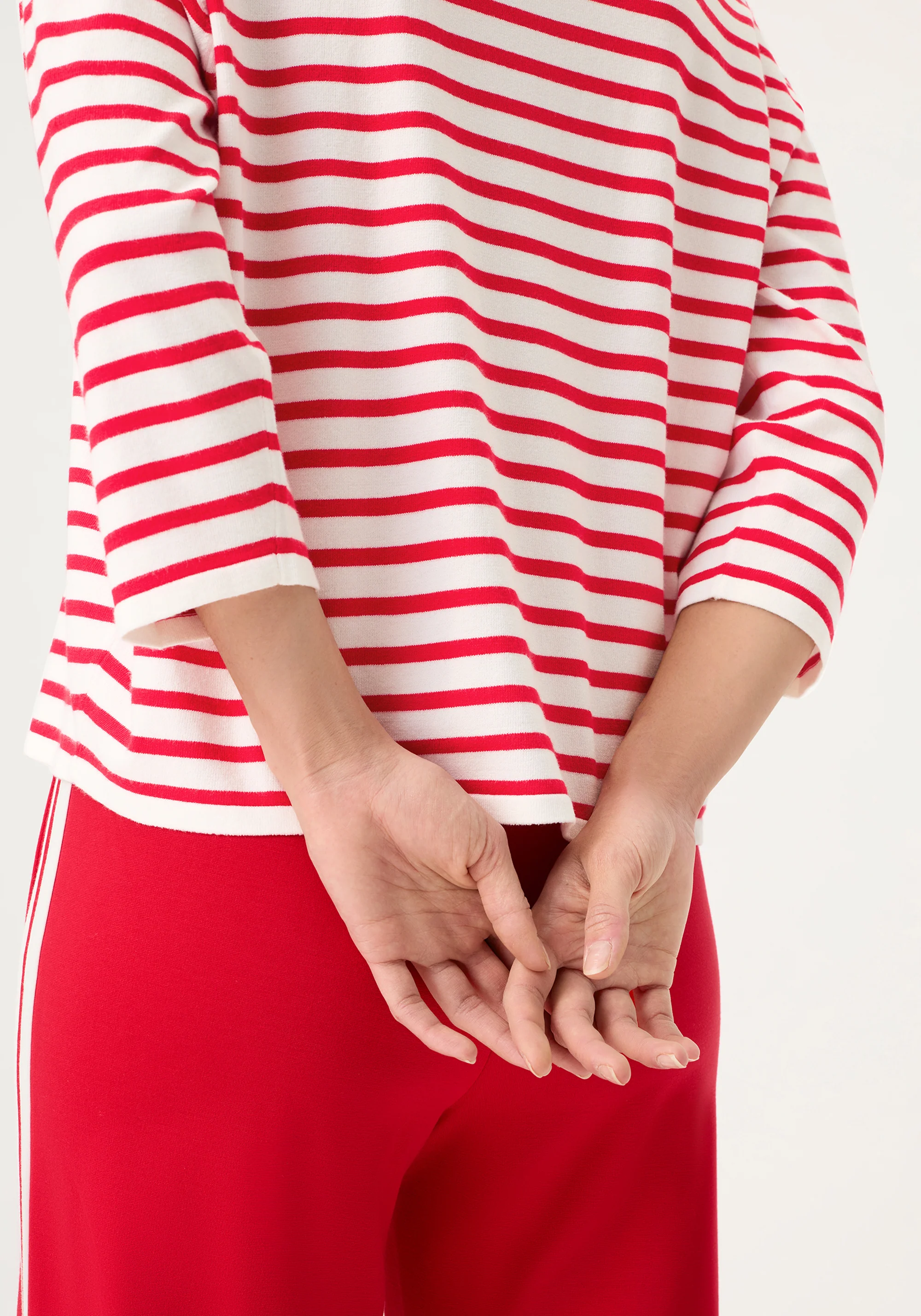 Striped Fine Knit Sweater - Image 3