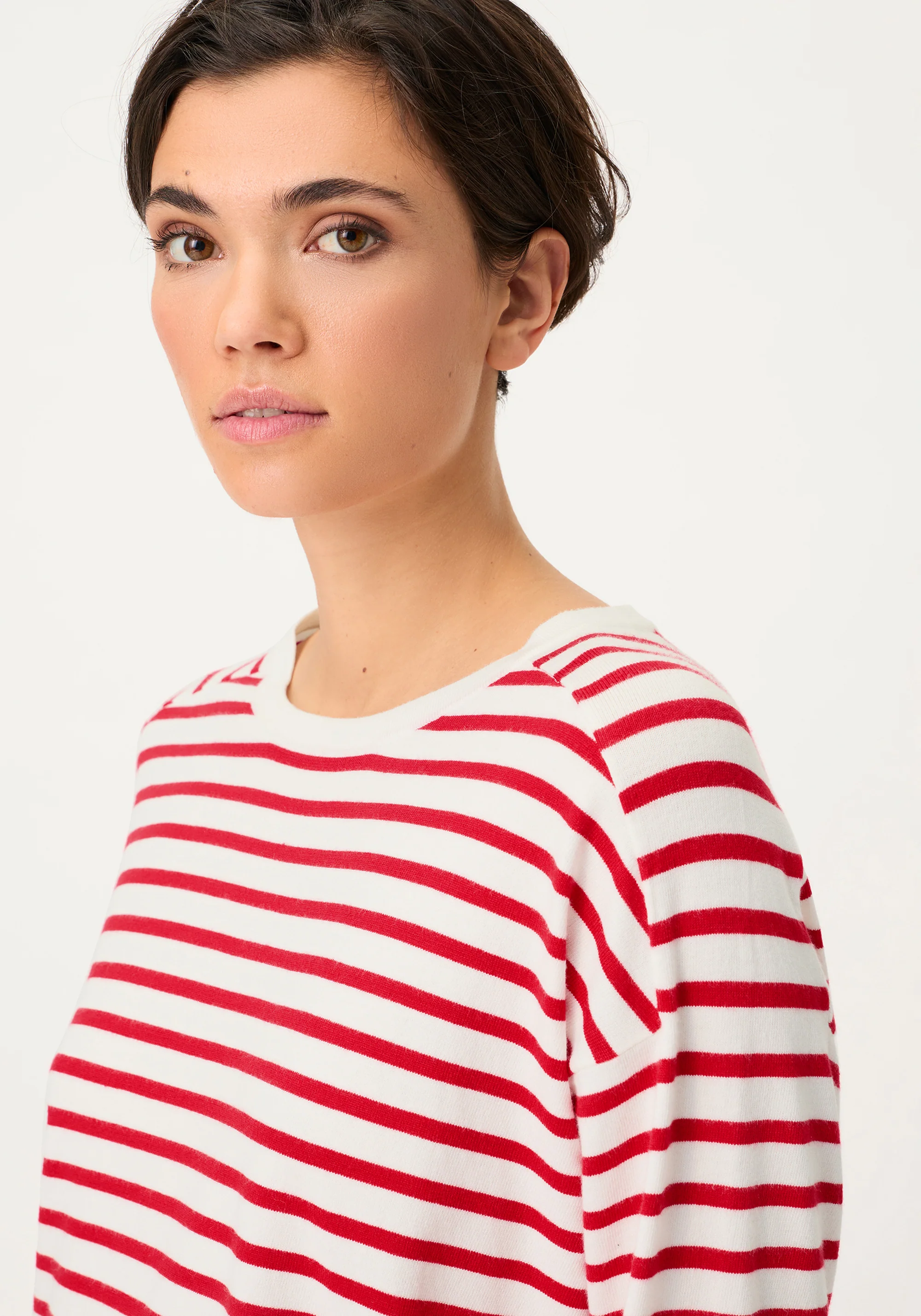 Striped Fine Knit Sweater - Image 4