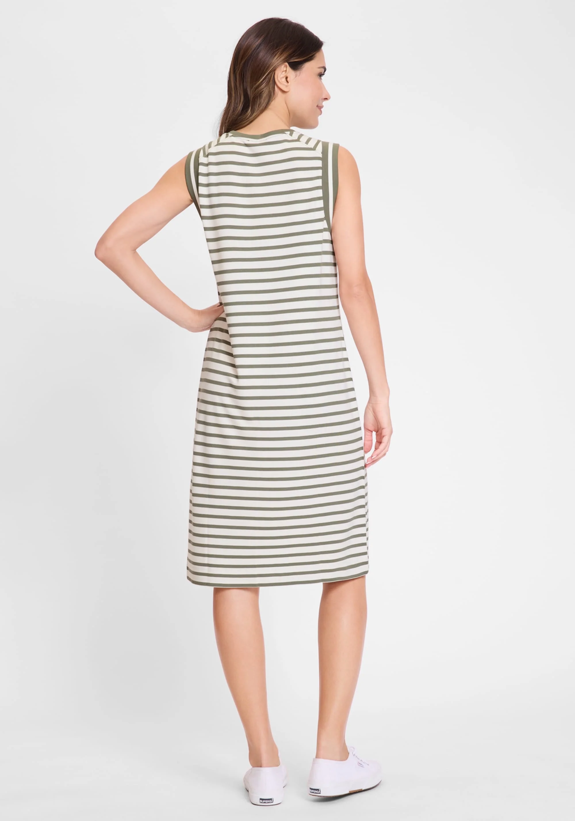 Striped Knit Dress - Image 2