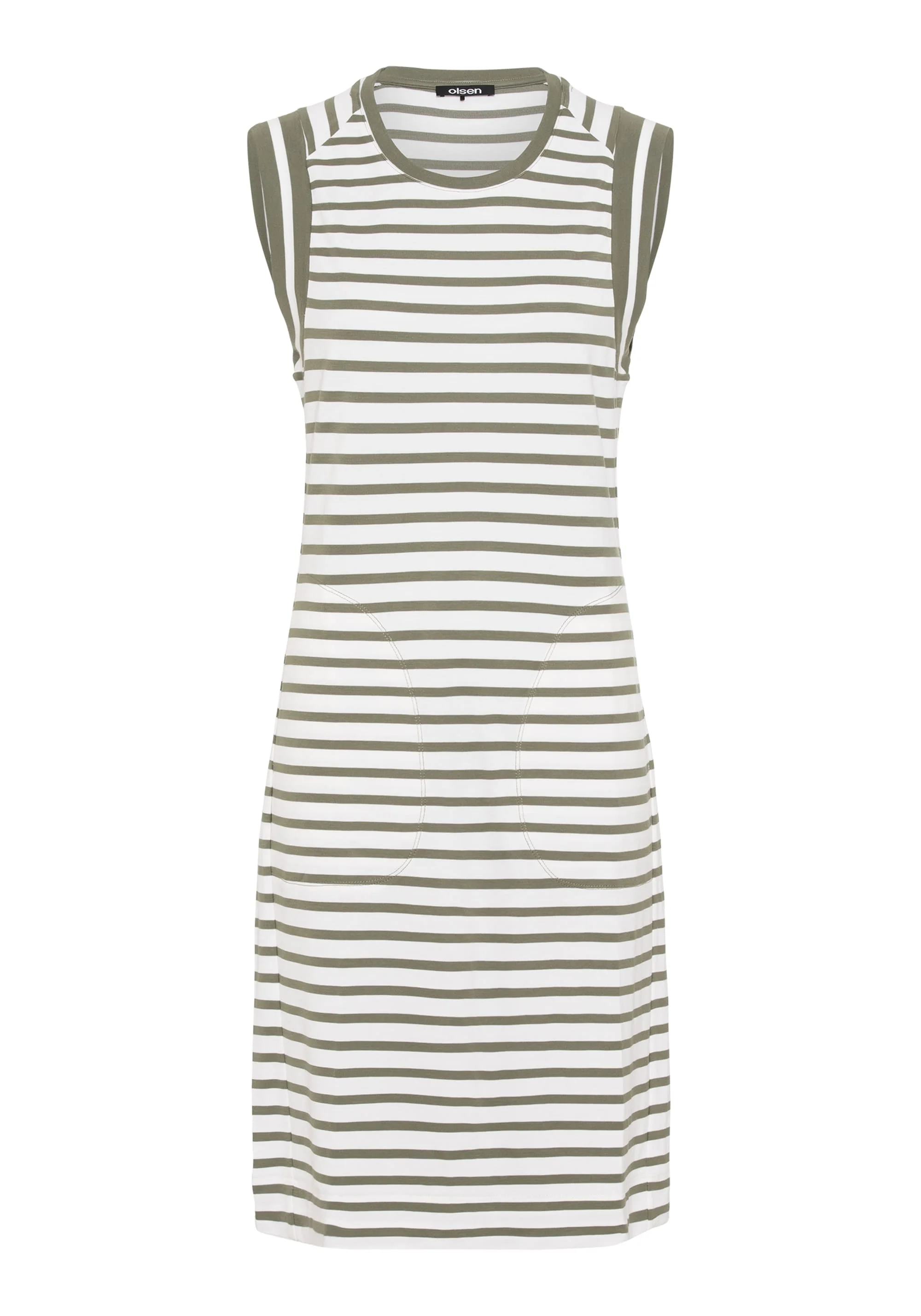 Striped Knit Dress - Image 3