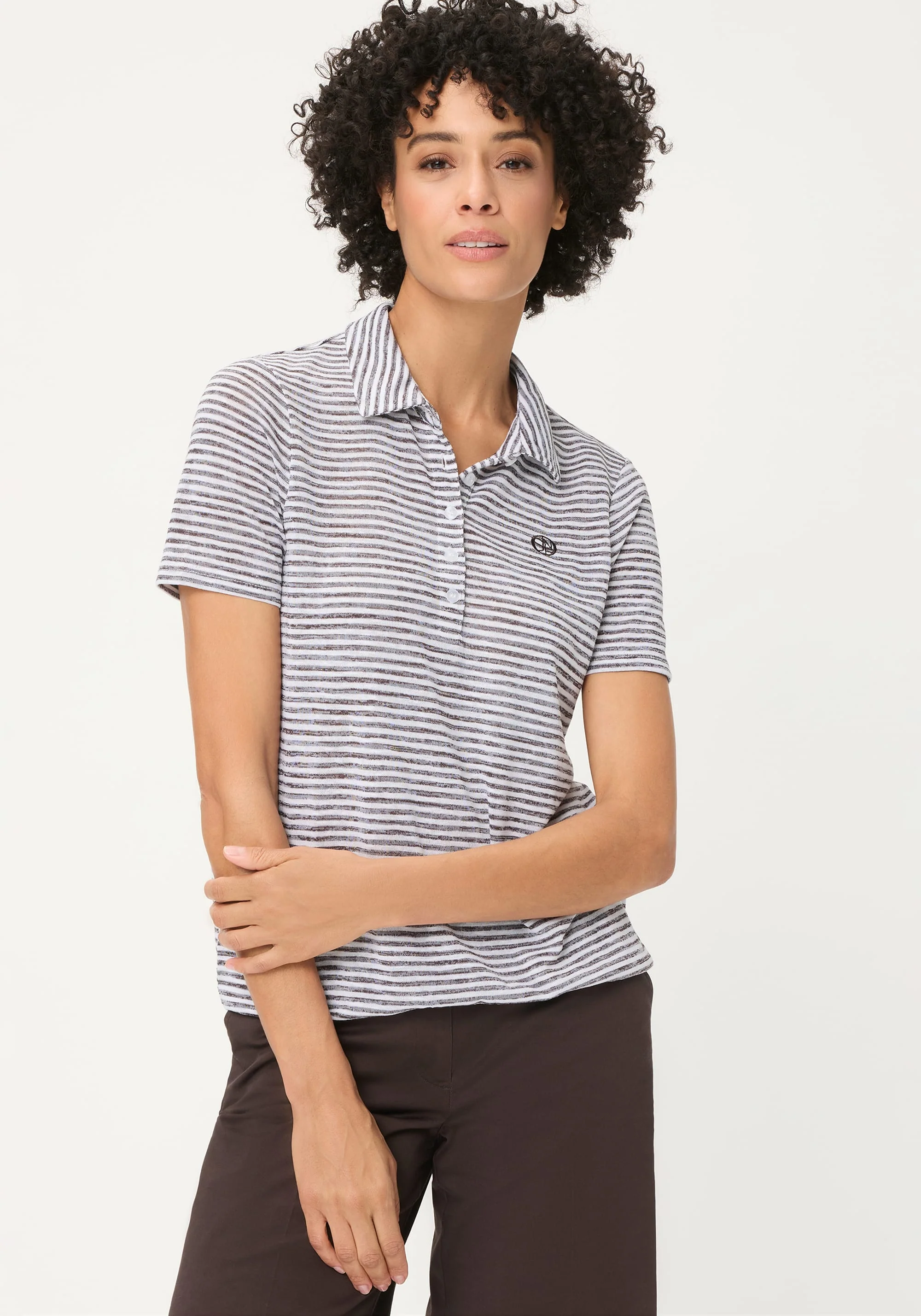 Striped Polo T-Shirt
