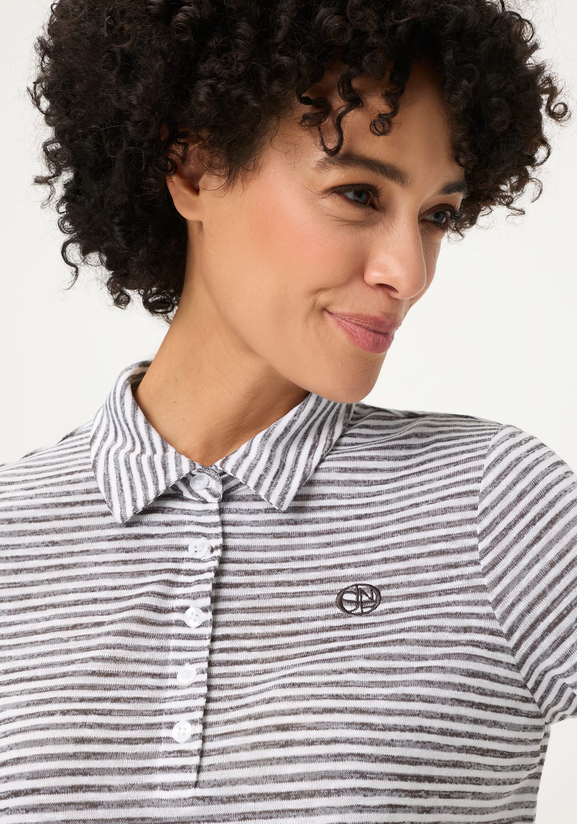 Striped Polo T-Shirt - Image 2