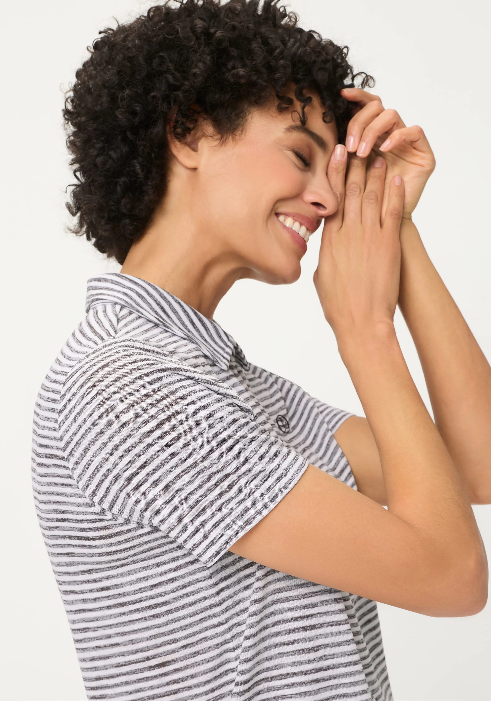 Striped Polo T-Shirt - Image 4
