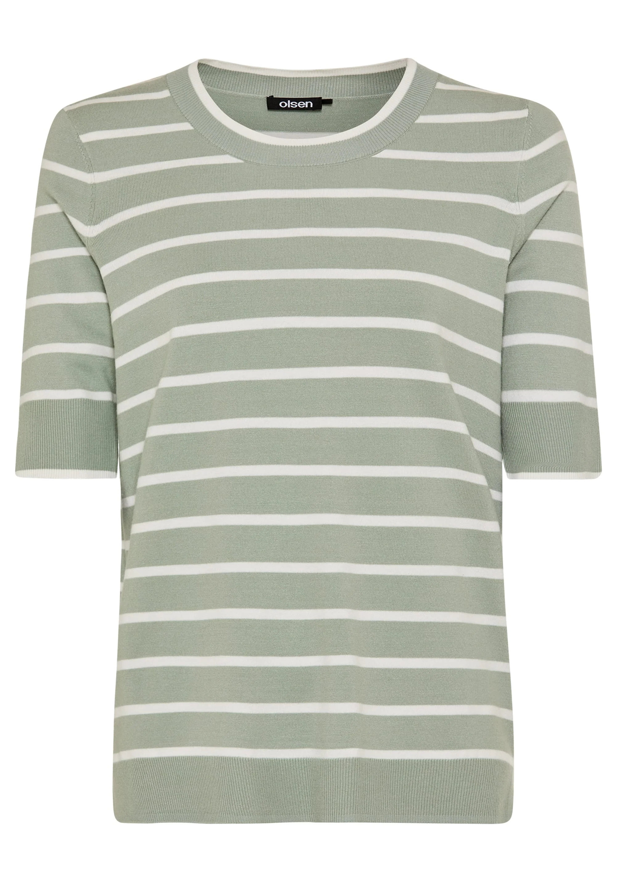 Striped Short Sleeve Sweater - Image 5