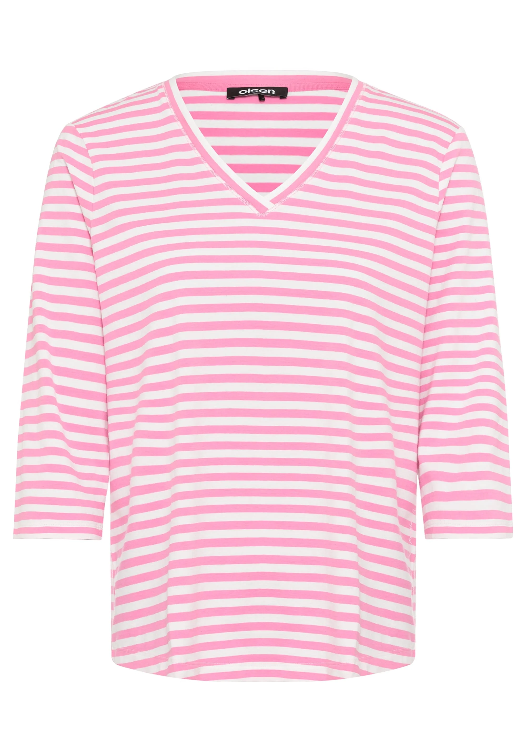Striped V-Neck T-Shirt - Image 3
