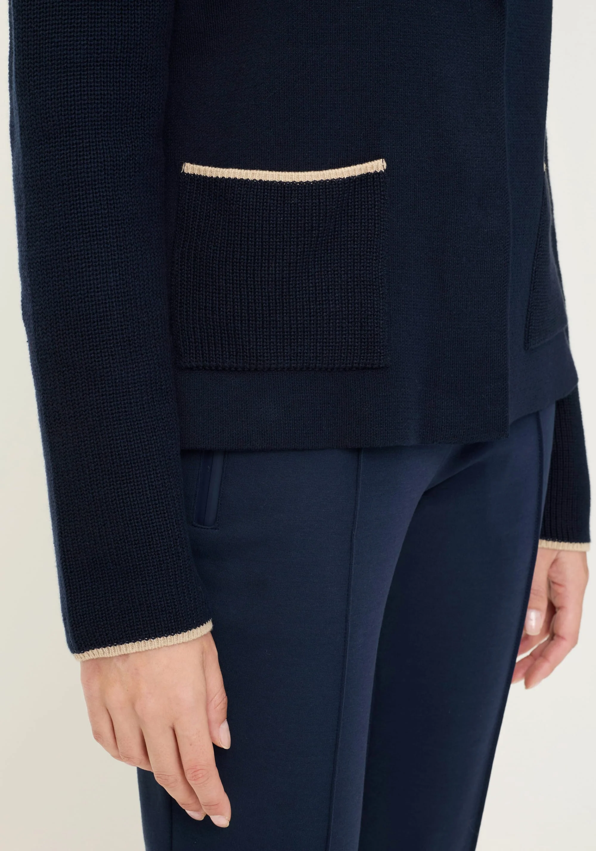 Sweater Knit Hoodie Cardigan - Image 4