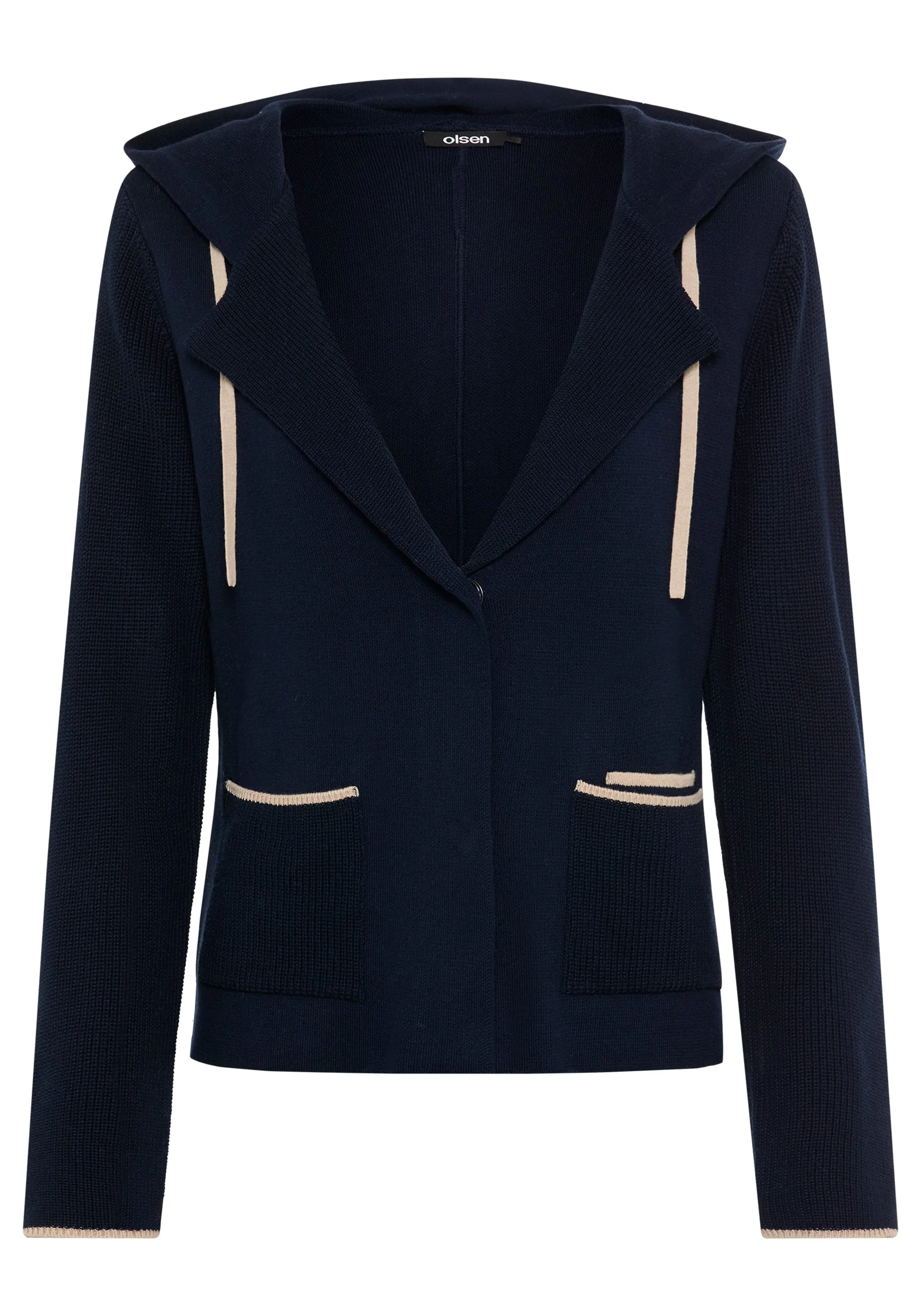 Sweater Knit Hoodie Cardigan - Image 5