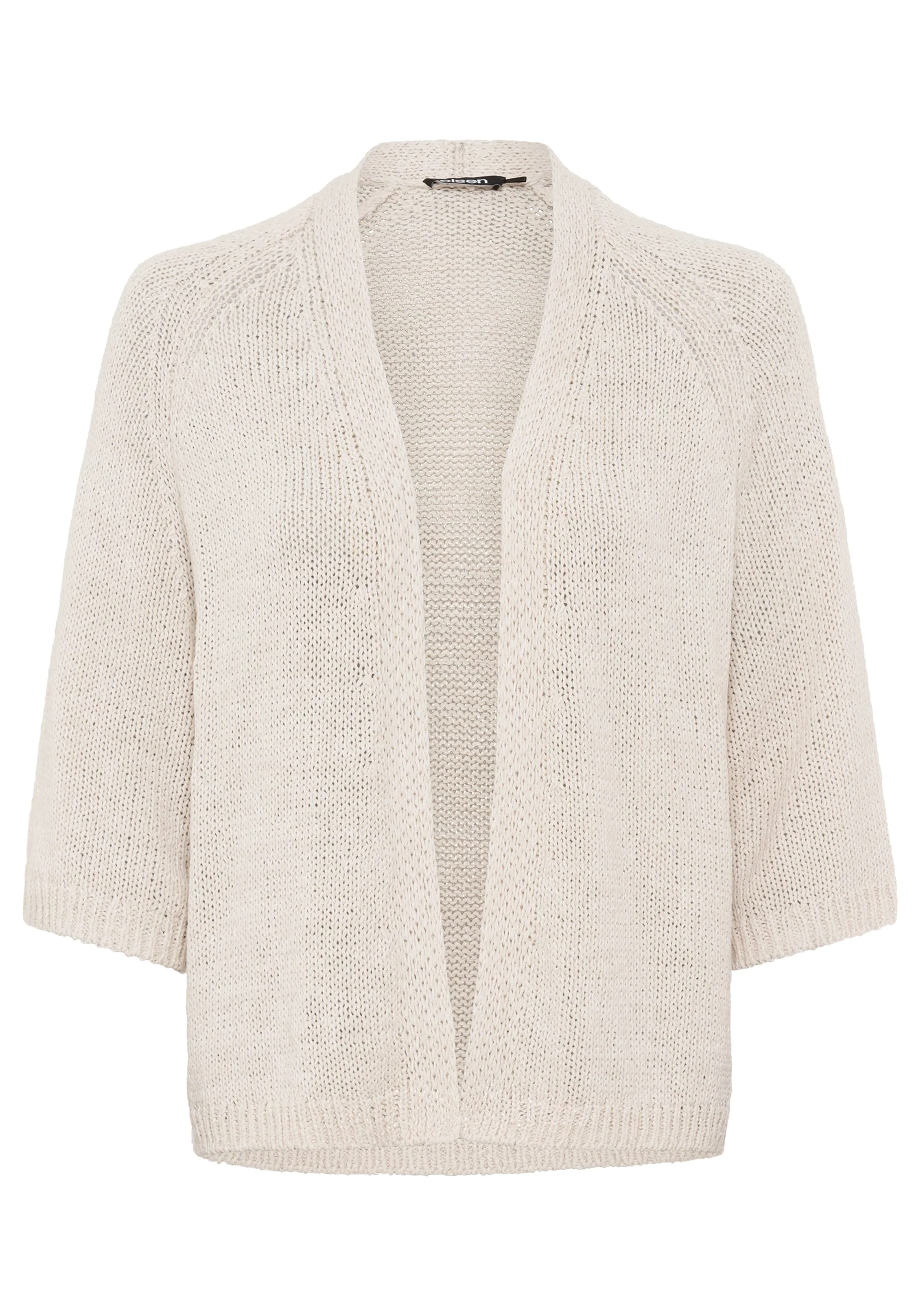 Tape Yarn Open Front Cardigan - Image 3