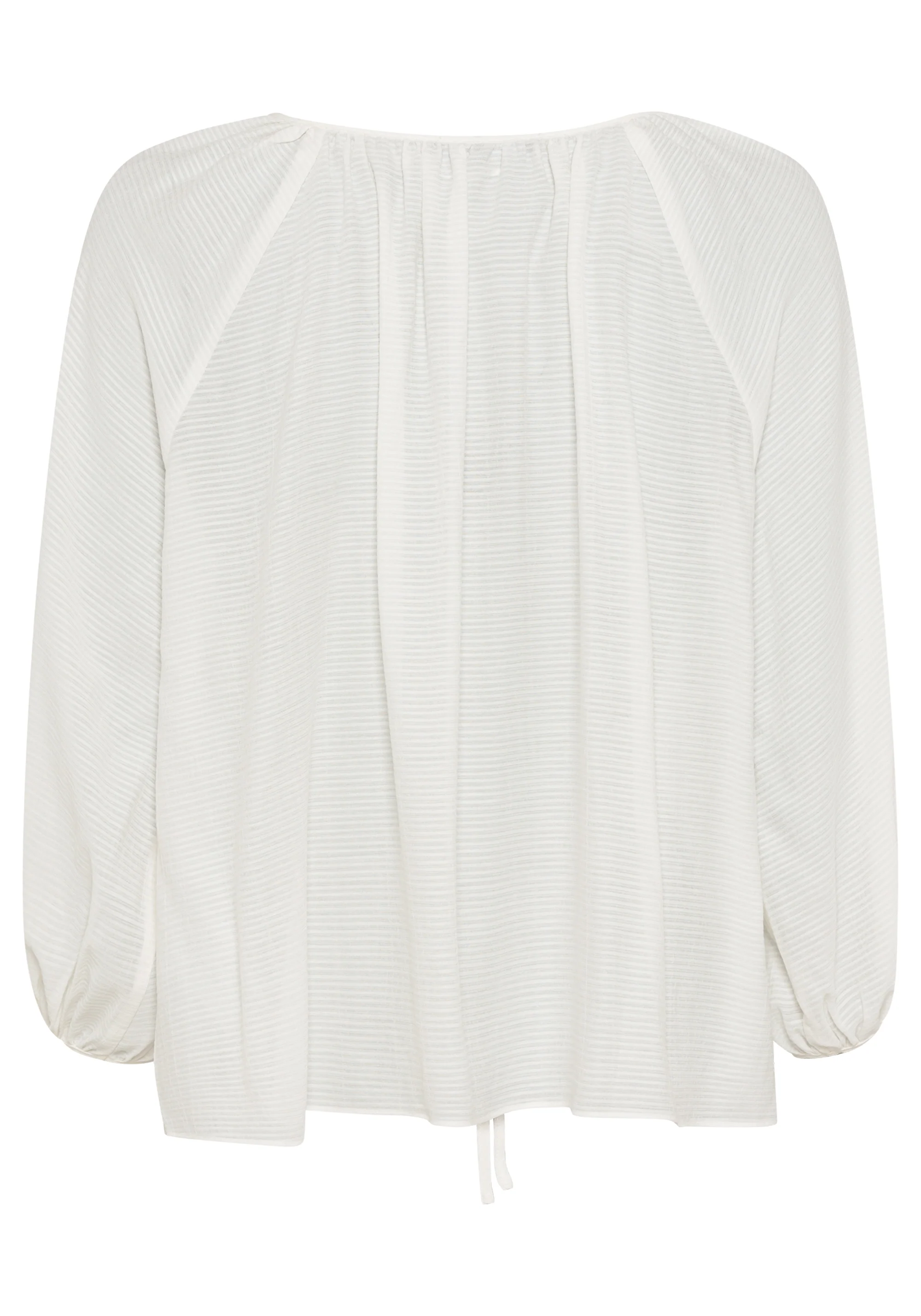 Tie Neck Tunic Blouse - Image 4