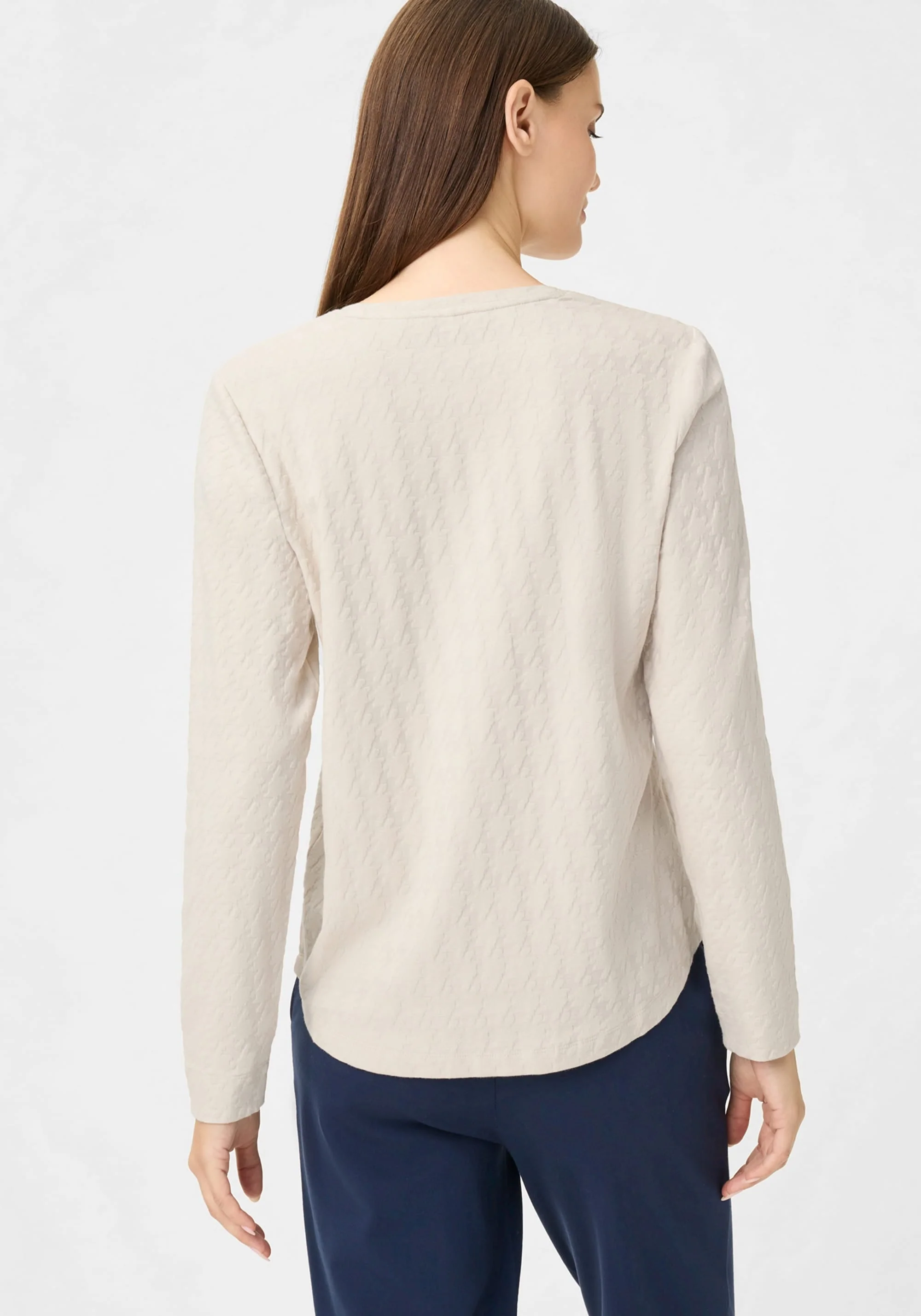 Tonal Houndstooth T-Shirt - Image 3