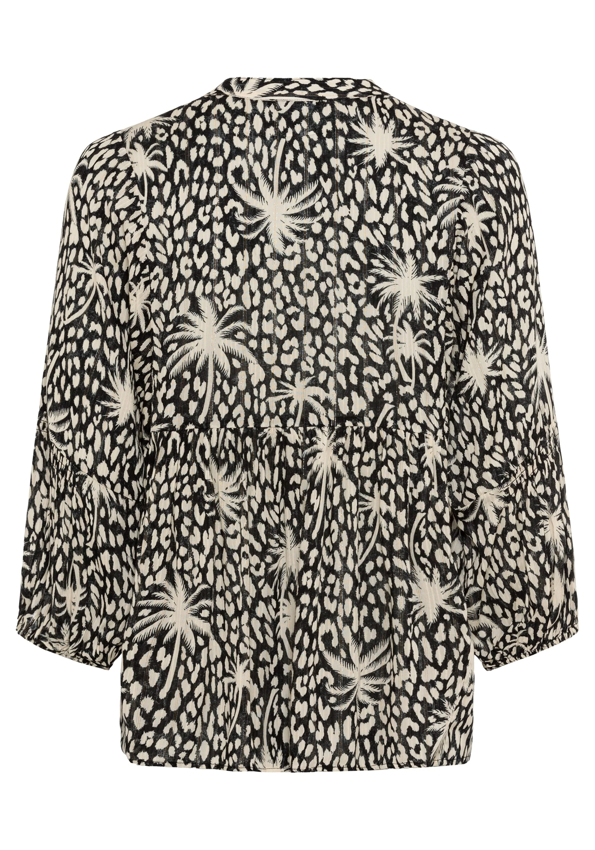 Tropic Mix Print Tunic Blouse - Image 5