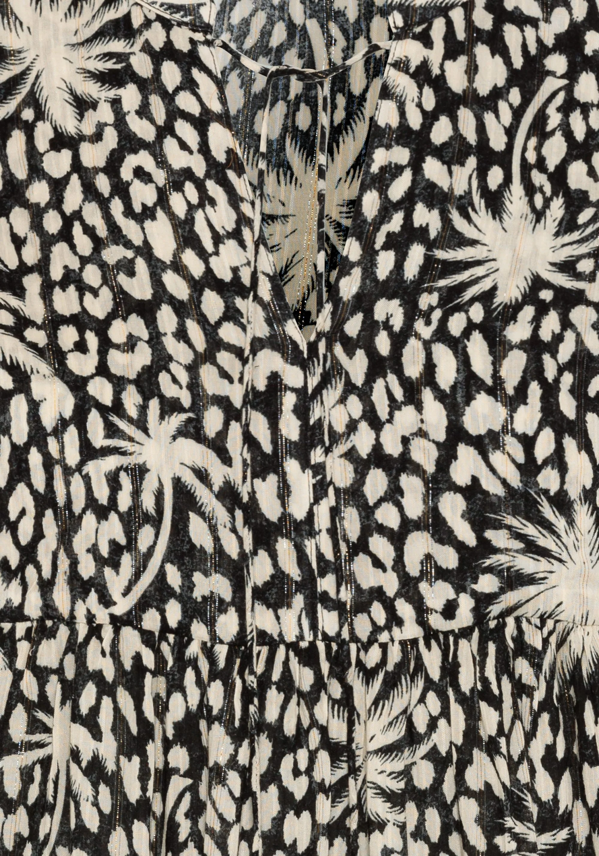 Tropic Mix Print Tunic Blouse - Image 6