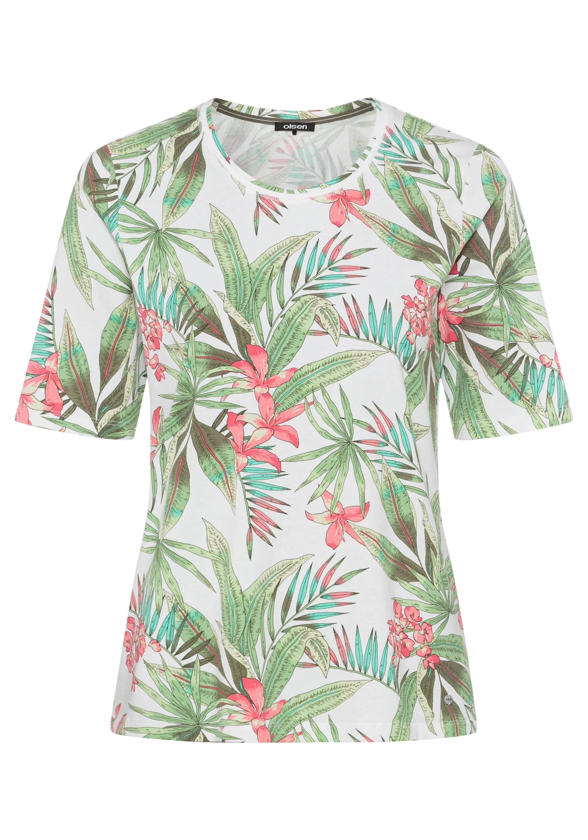 Tropical Print T-Shirt - Image 3