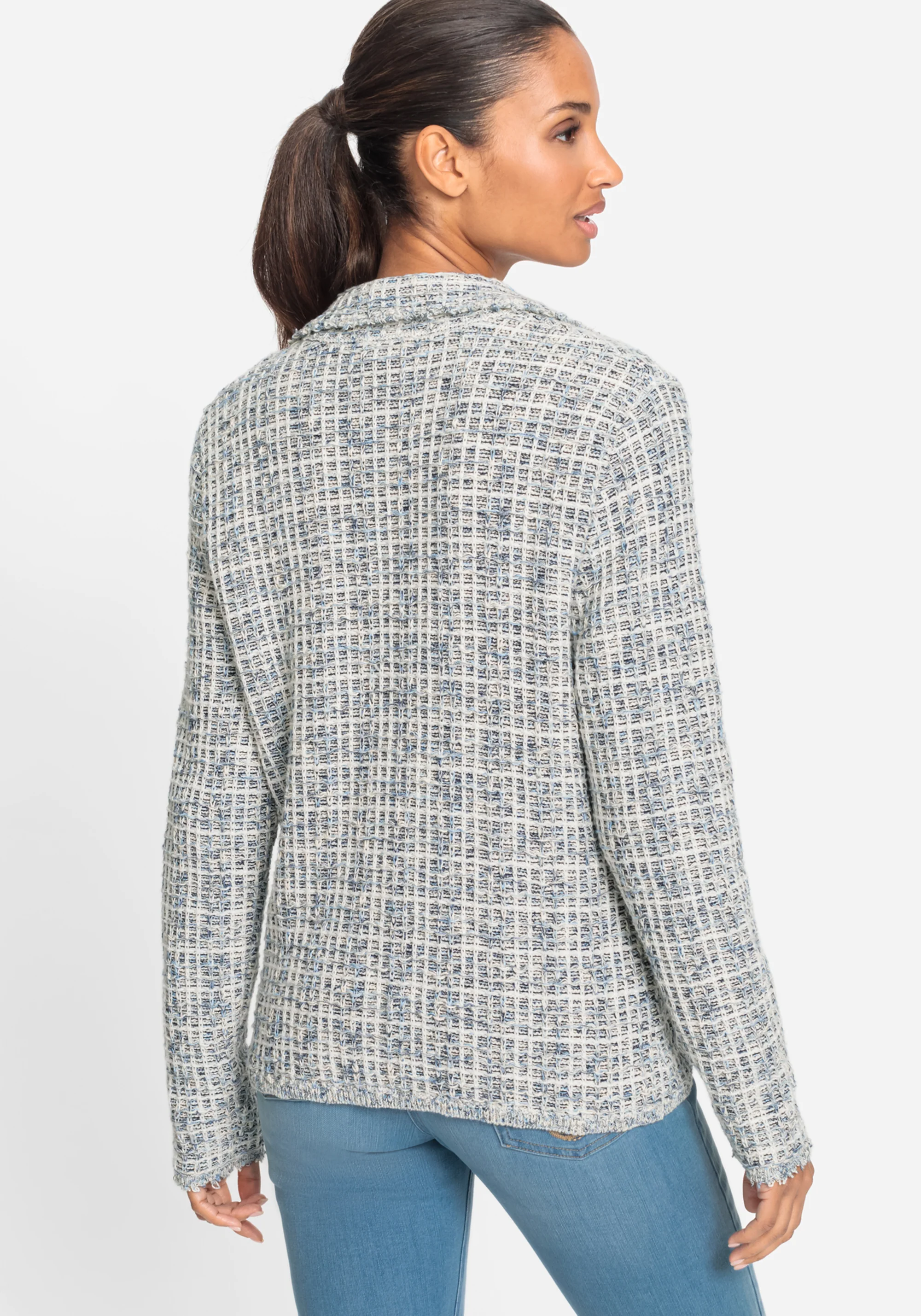 Tweed Knit Jacket - Image 4