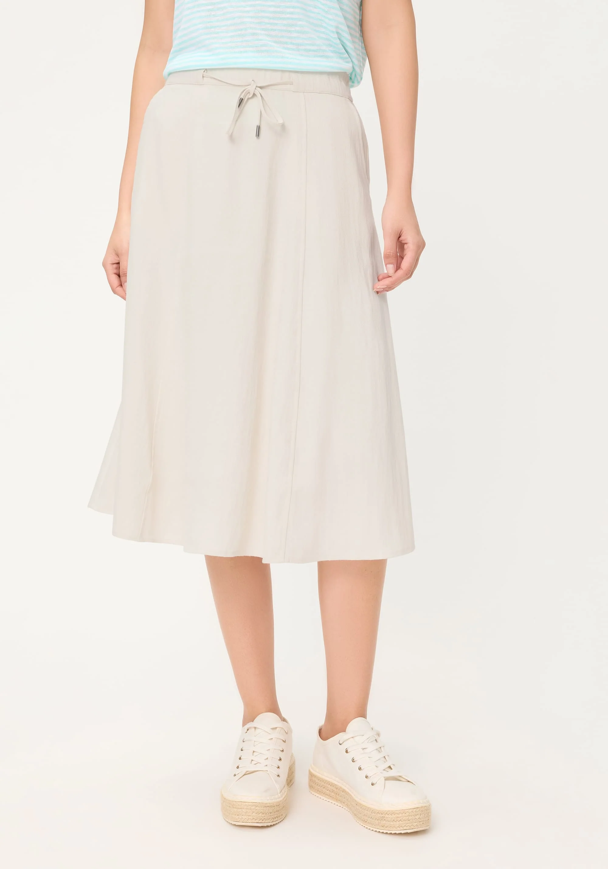 Twill A-Line Skirt - Image 2