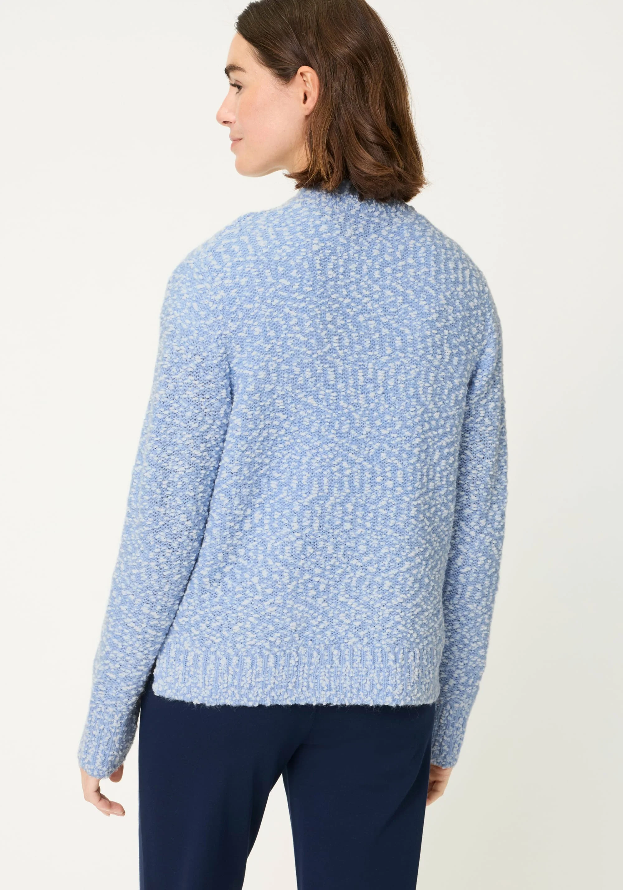 Two-Tone Boucle Cardigan - Image 2