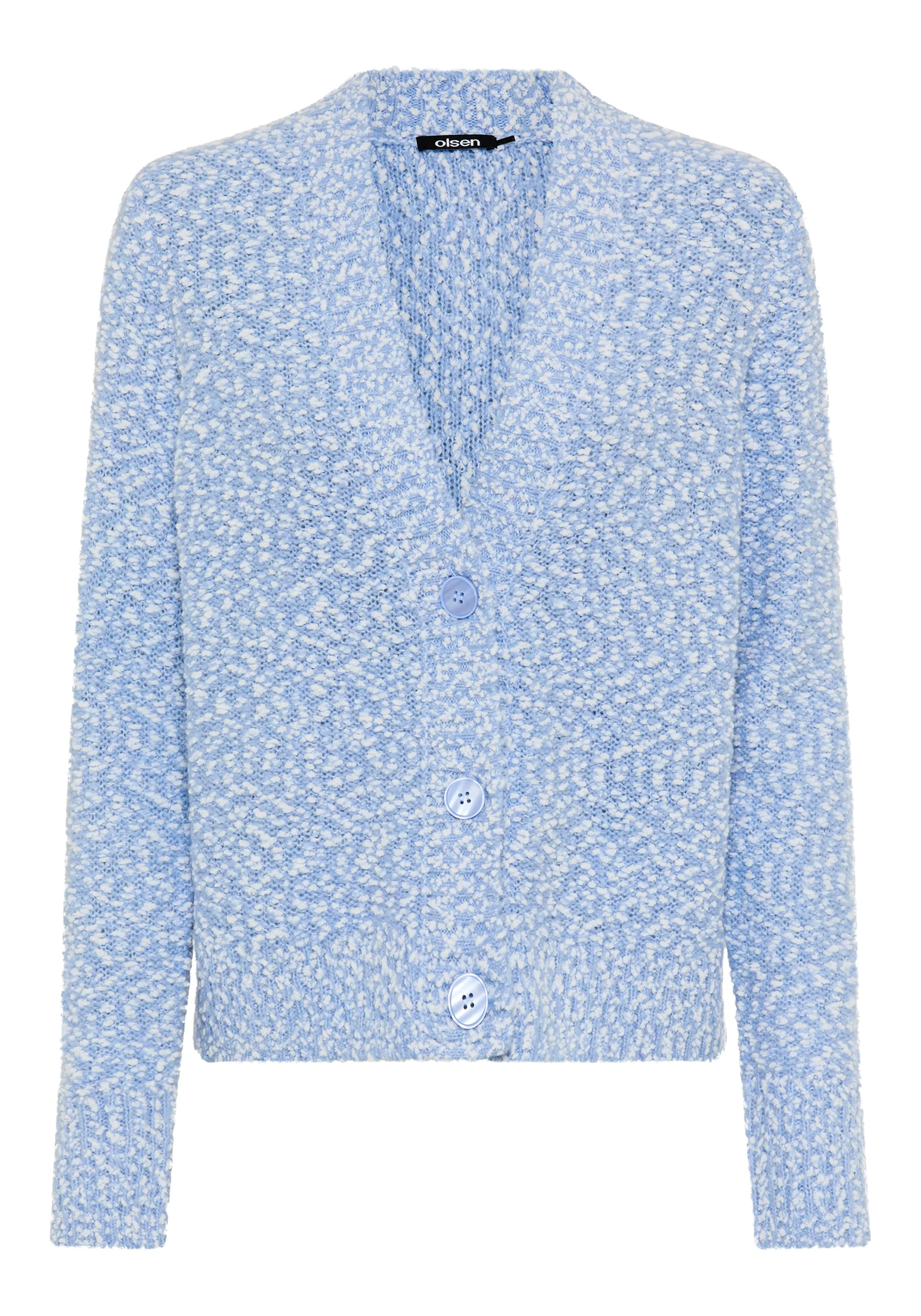 Two-Tone Boucle Cardigan - Image 5