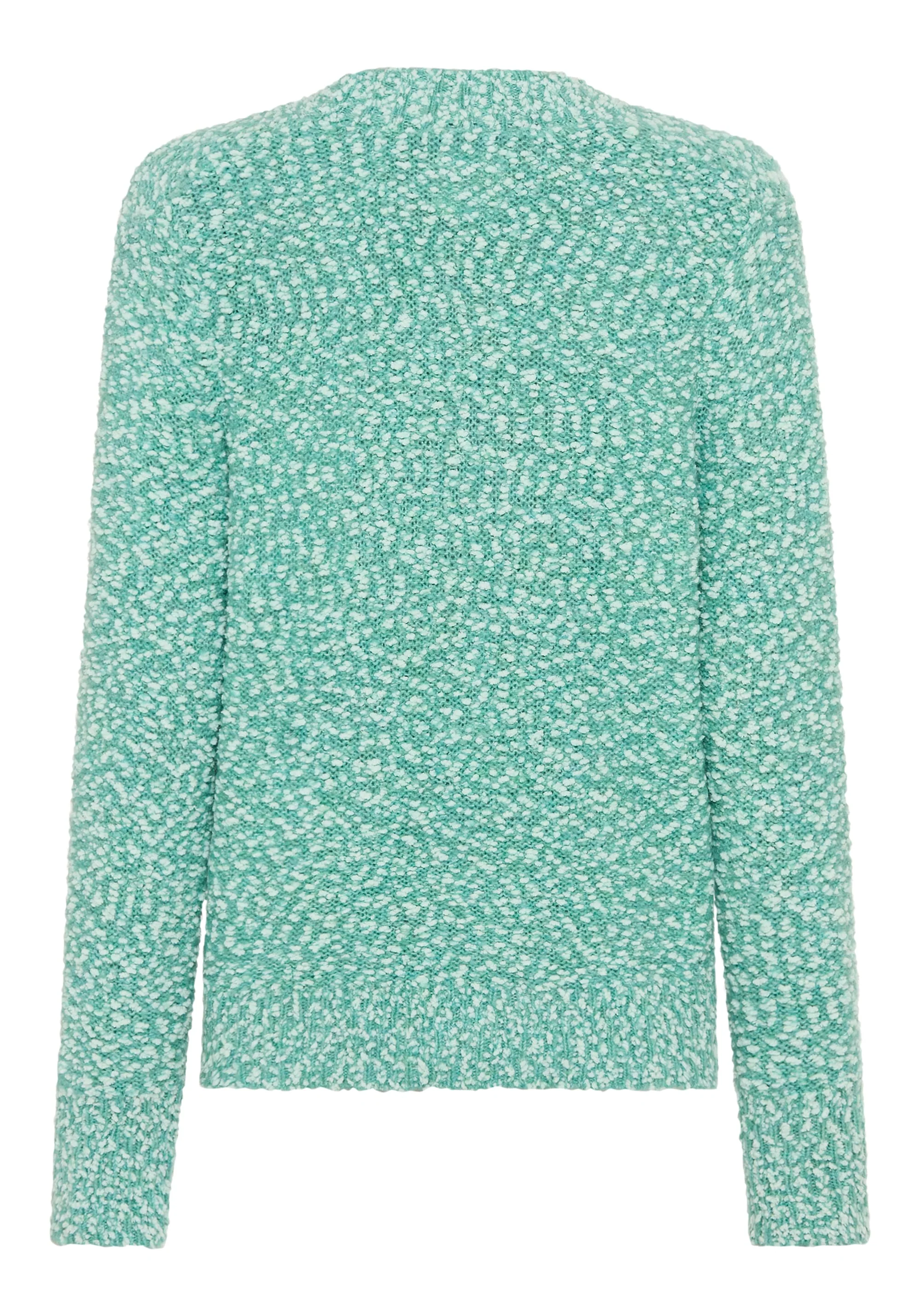 Two-Tone Bouclé Cardigan - Image 6