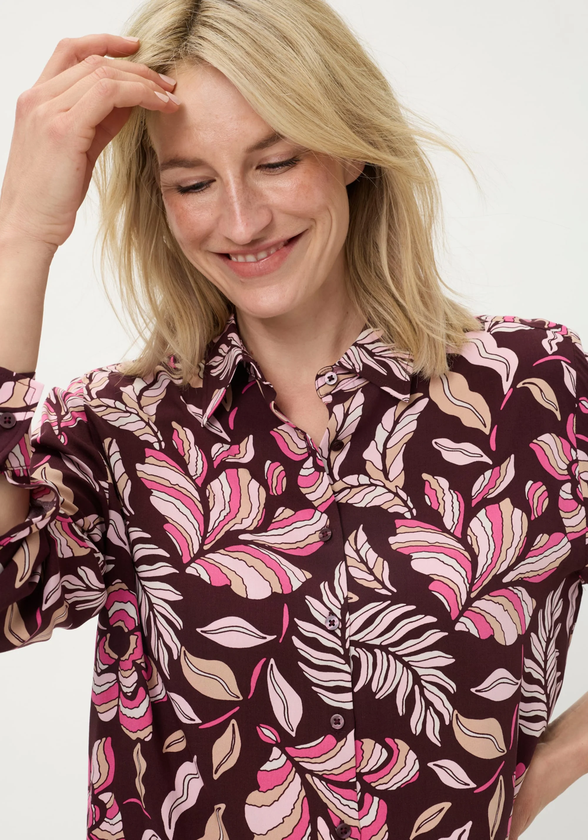 Vintage Floral Print Shirt - Image 3