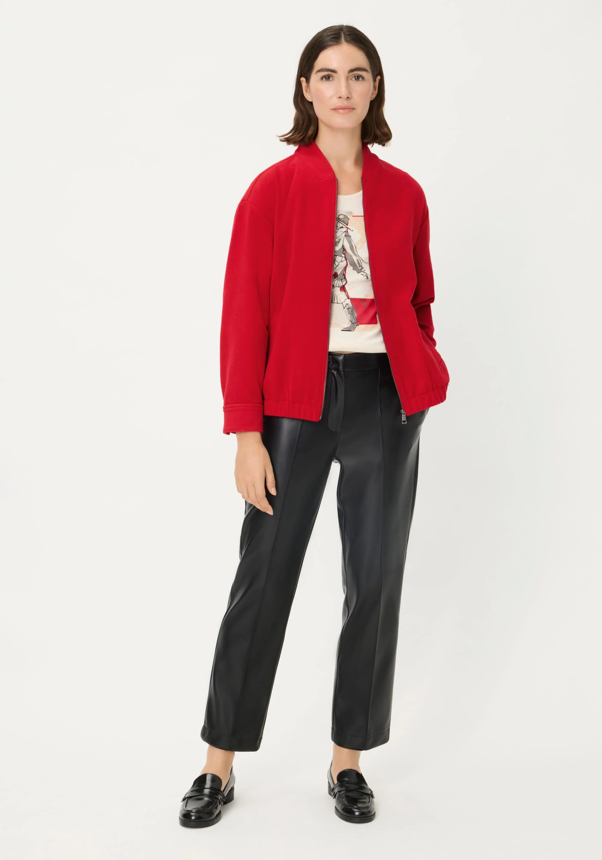 Wool Blend Bomber Jacket - Image 5